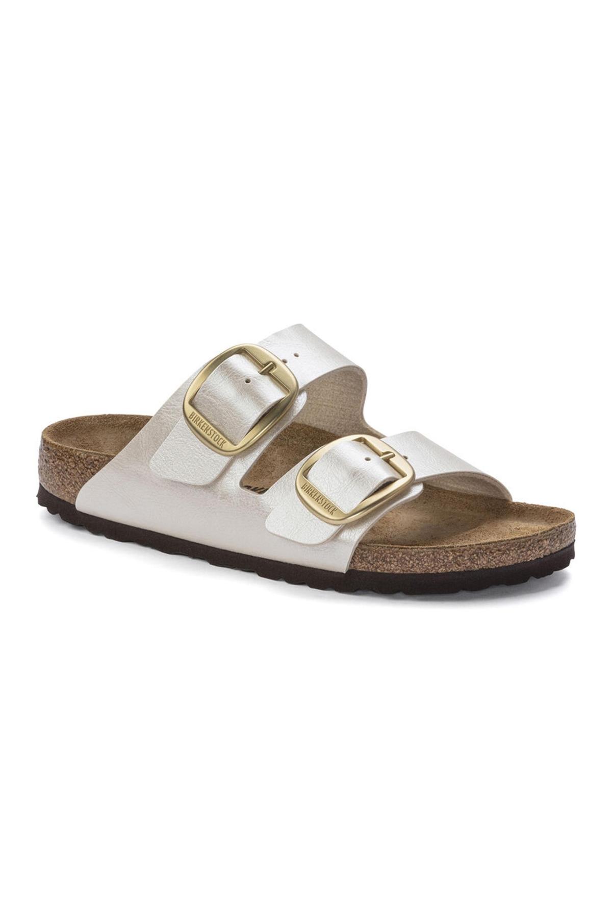 Birkenstock 1020021 Arizona Big Buckle Terlik BEYAZ