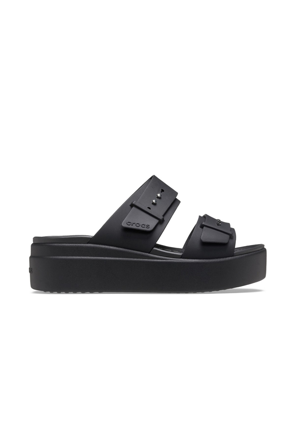 Crocs Brooklyn Buckle LowWdg Terlik SİYAH