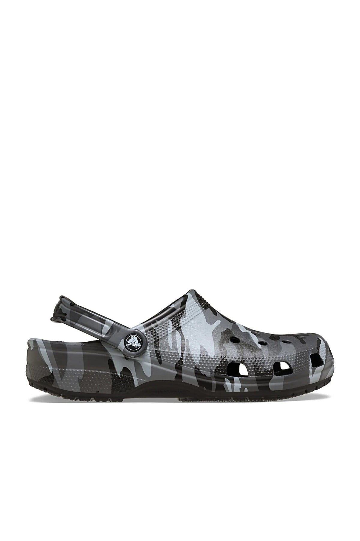 Crocs Classic Camouflage Clog Erkek Terlik SİYAH-GRİ