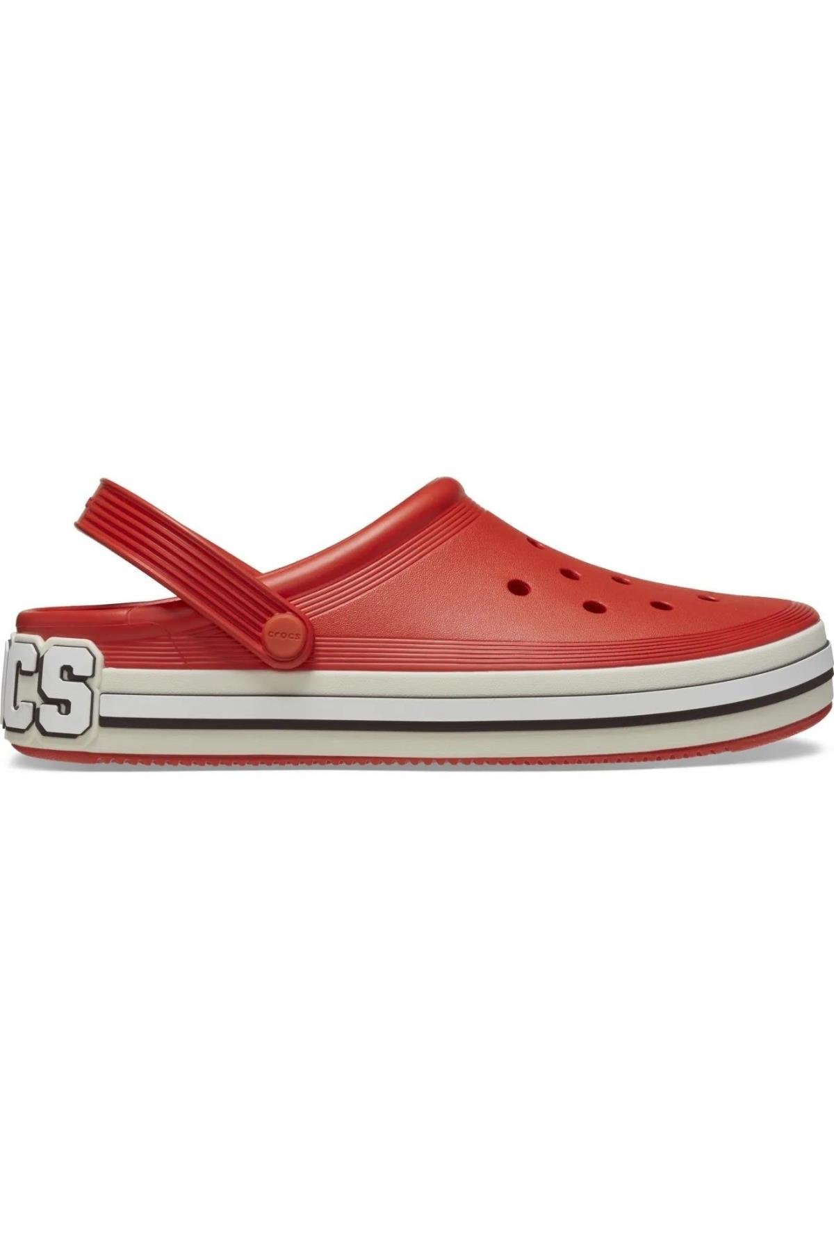 Crocs Off Court Logo Clog Unisex Terlik KIRMIZI
