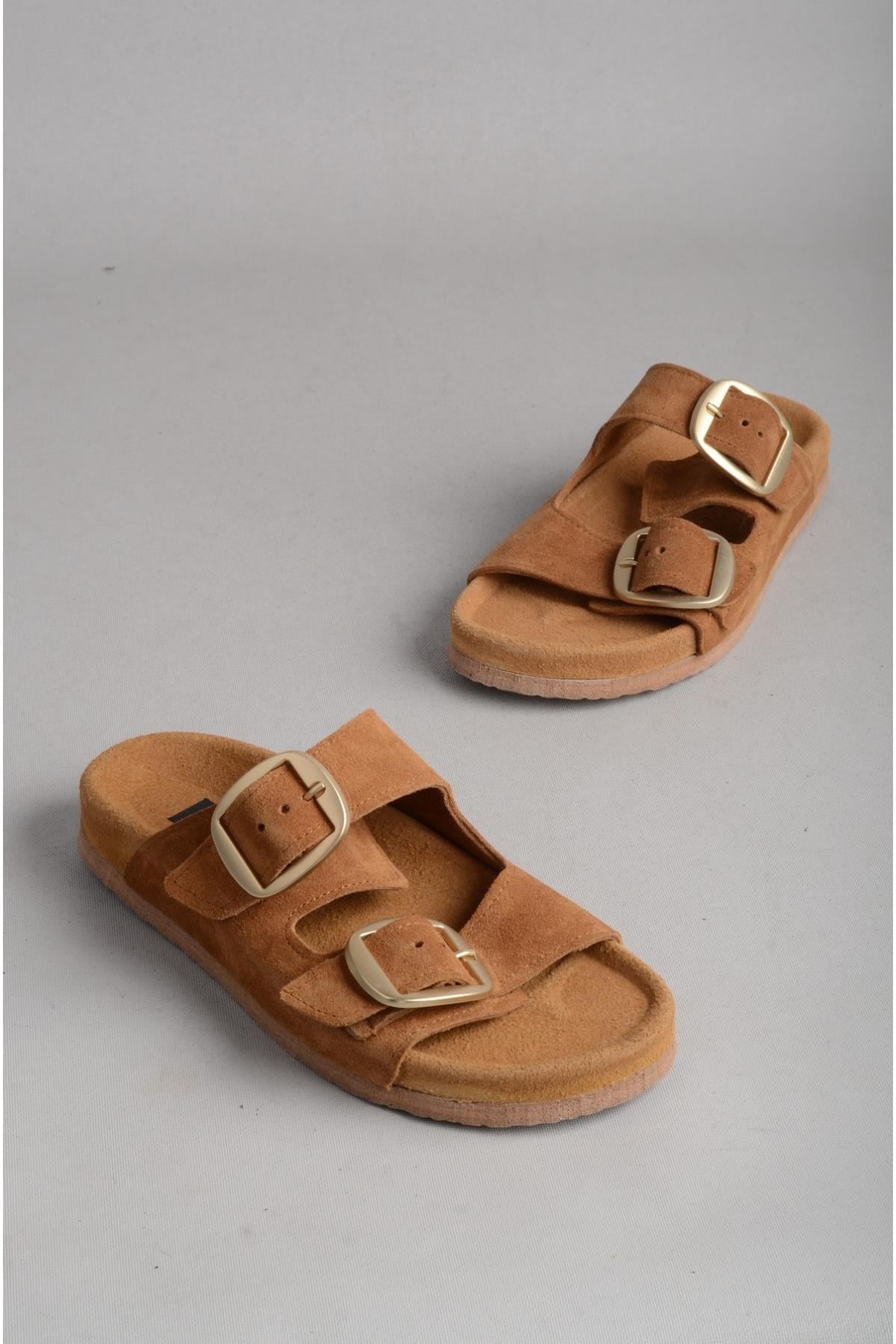 FANCY HAKİKİ DERİ TERLİK TABA SÜET