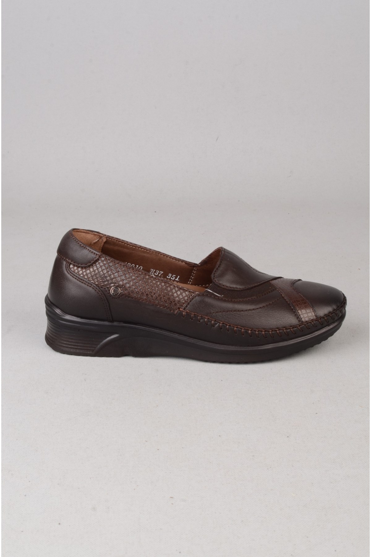 FORELLİ 48010 YONCA HAKİKİ DERİ  KADIN COMFORT AYAKKABI KAHVE