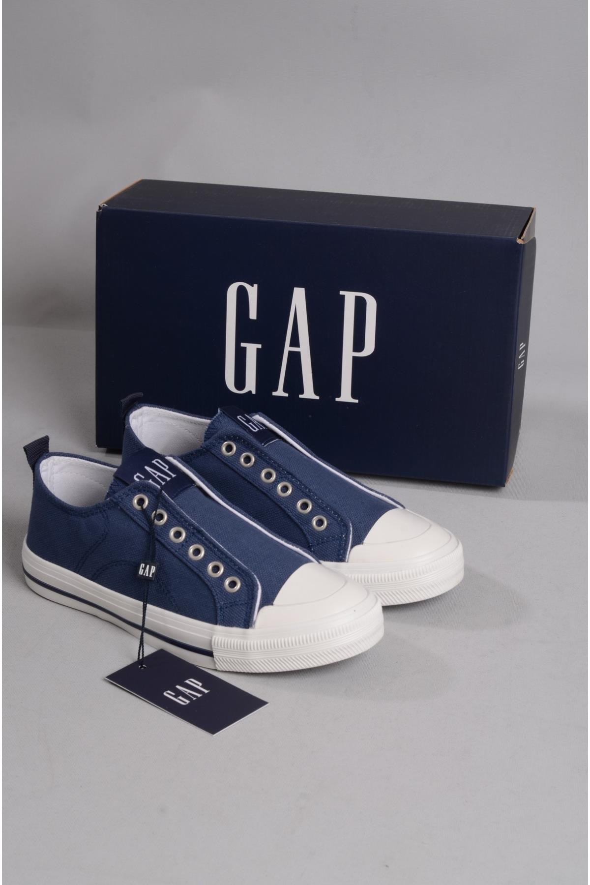 GAP HOUSTON GP1016  KETEN SNEAKERS AYAKKABI LACİVERT