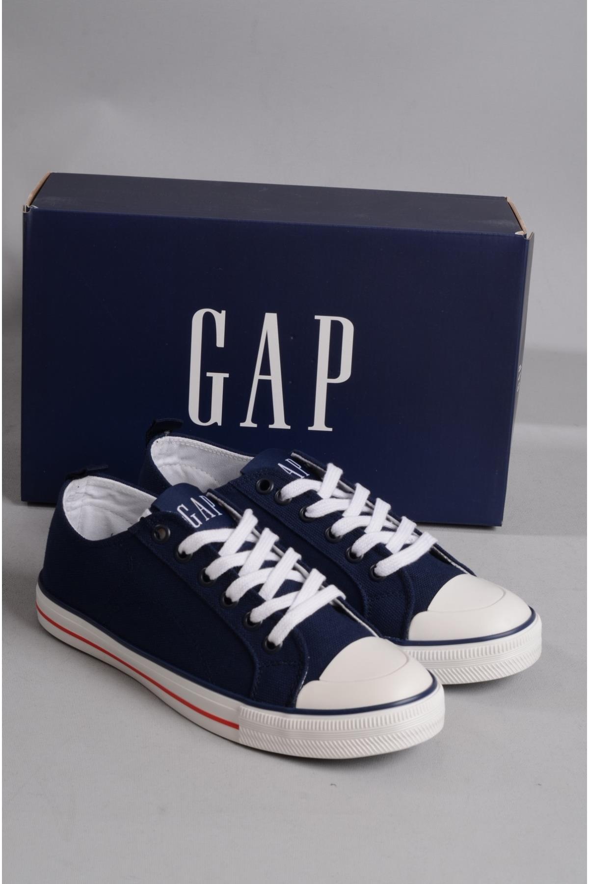 GAP HOUSTON MID GP1014  KETEN SNEAKERS AYAKKABI LACİVERT