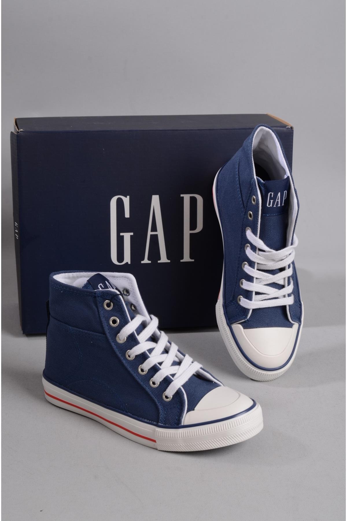 GAP HOUSTON MID GP1018  KETEN SNEAKERS AYAKKABI LACİVERT