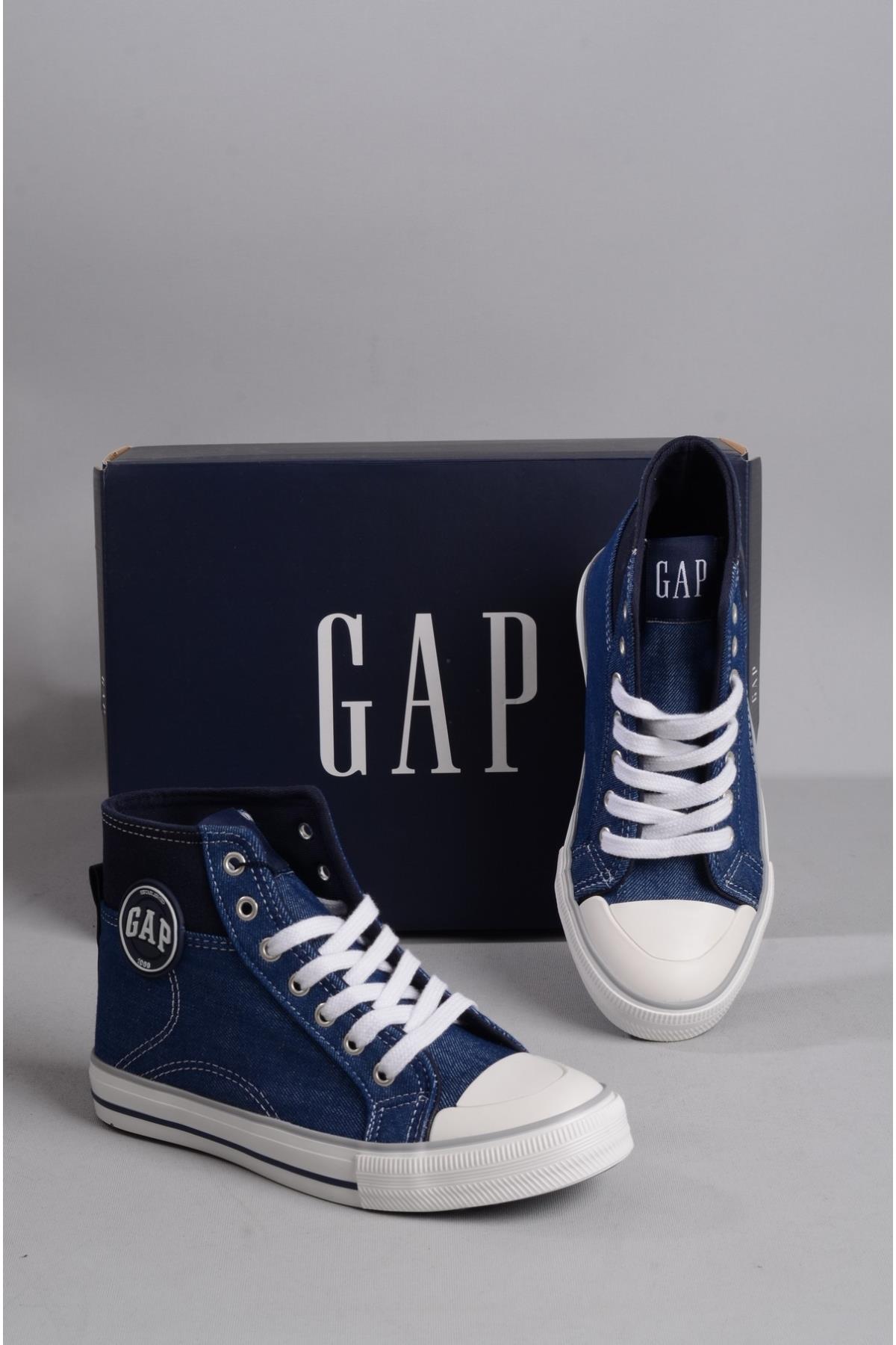 GAP HOUSTON MID GP1026  KETEN SNEAKERS AYAKKABI KOT LACİVERT