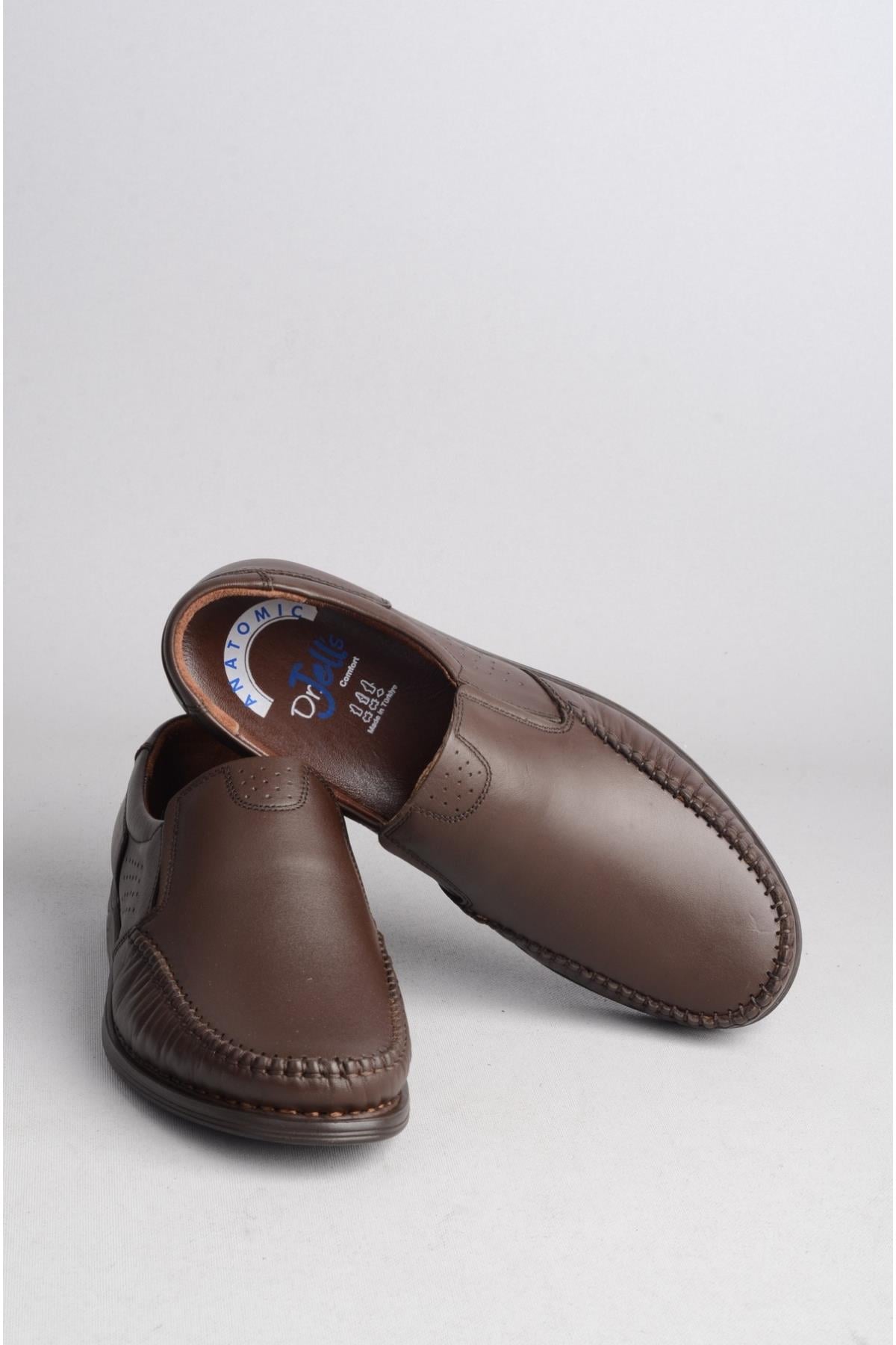 KMC 5Y015 DR.JELL'S HAKİKİ DERİ COMFORT ERKEK AYAKKABI KAHVE
