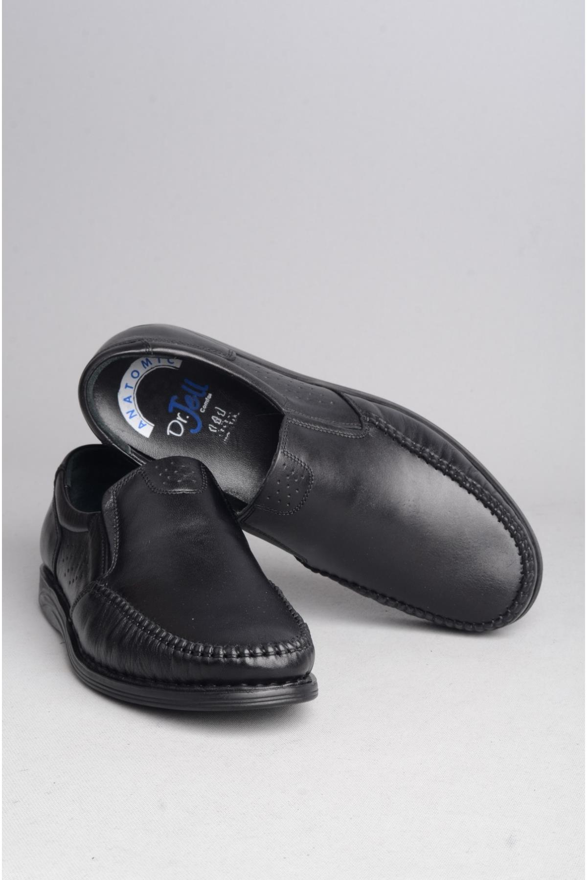 KMC 5Y015 DR.JELL'S HAKİKİ DERİ COMFORT ERKEK AYAKKABI SİYAH