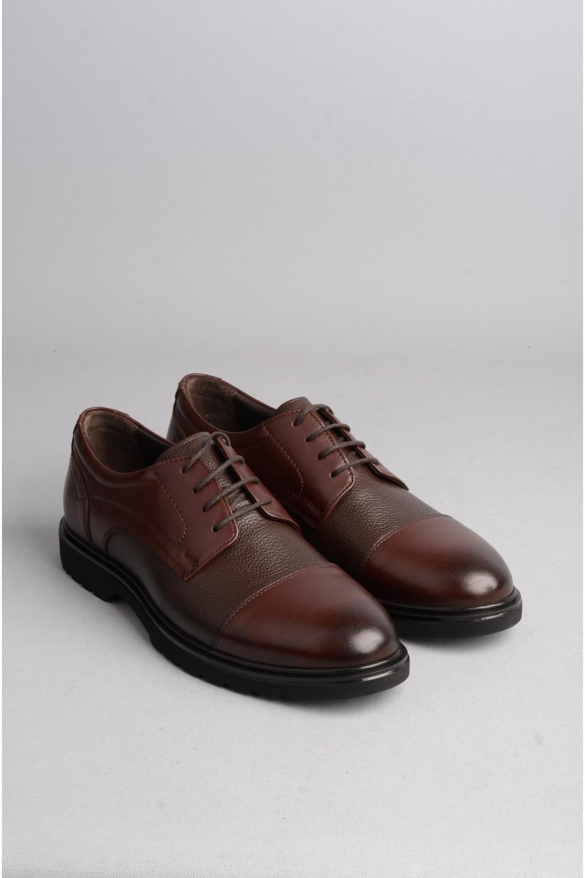 KMC 5Y1214 DR.JELL'S HAKİKİ DERİ COMFORT ERKEK AYAKKABI KAHVE