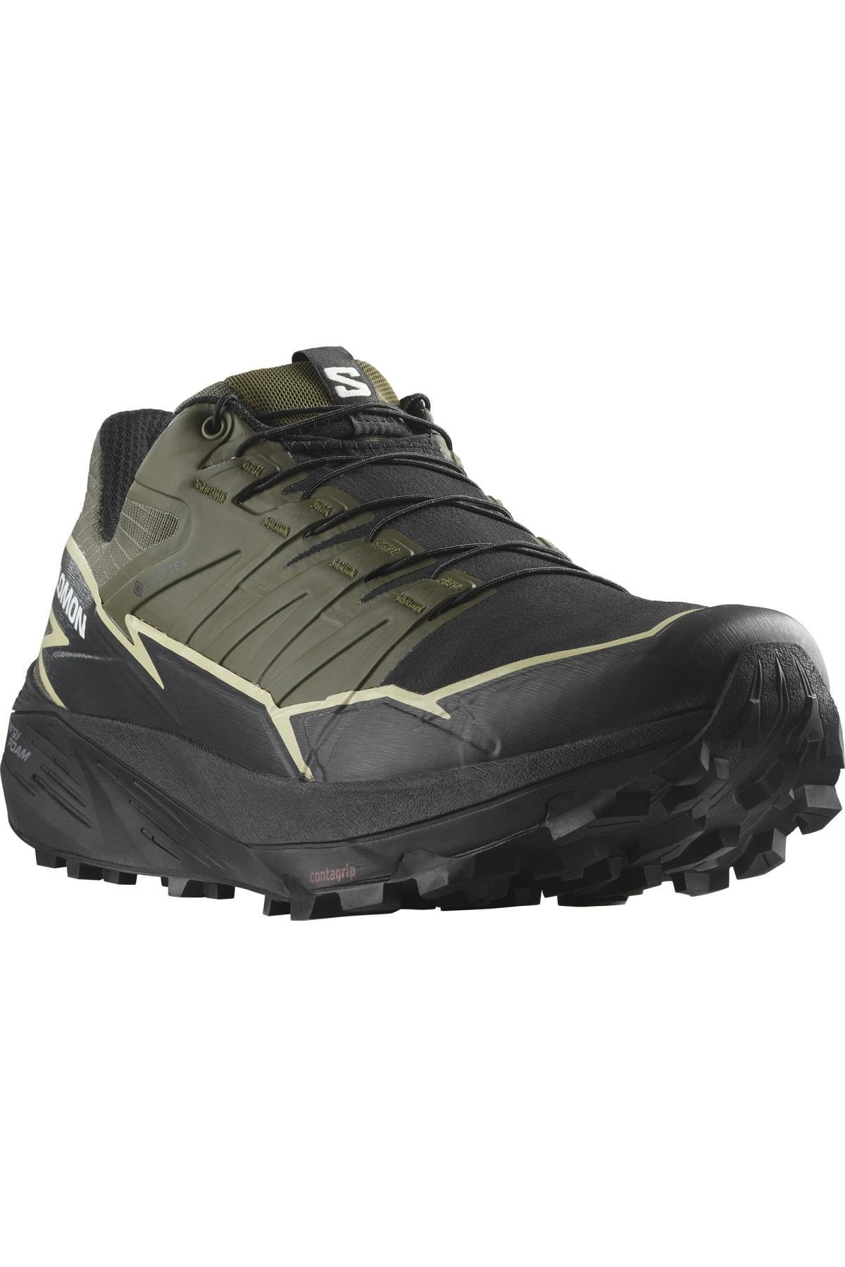 Salomon 473834 Thundercross Goretex Ayakkabı HAKİ-SİYAH