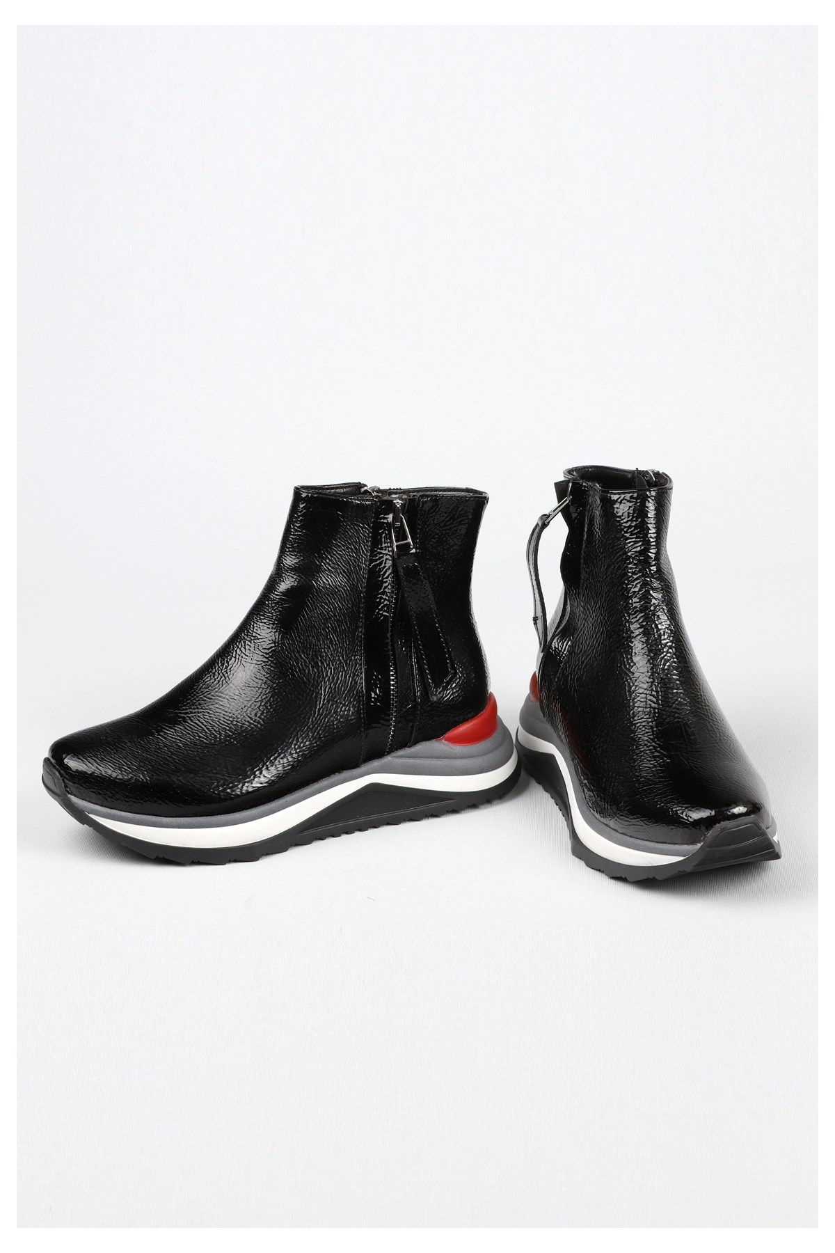 Seç 1423 Sneakers Kadin Bot Siyah Rugan