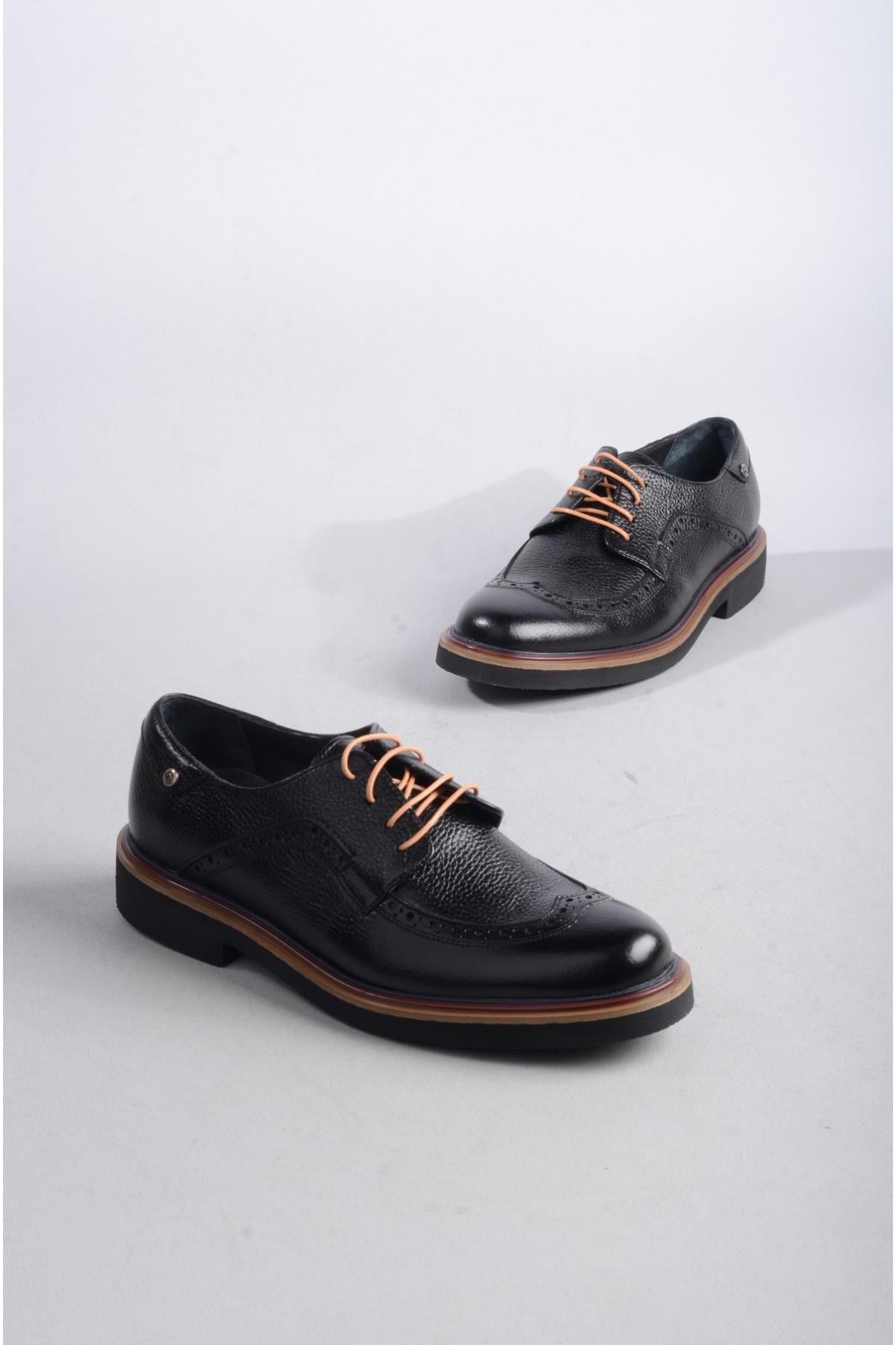 SEÇ 2905 HAKİKİ DERİ ÖZEL ÜRETİM ERKEK AYAKKABI SİYAH