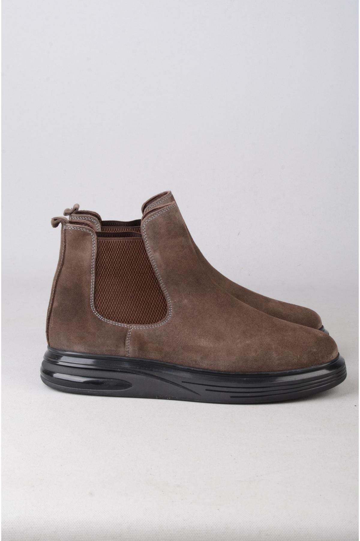 SEÇ 6972 HAKİKİ DERİ ERKEK BOT VİZON SÜET