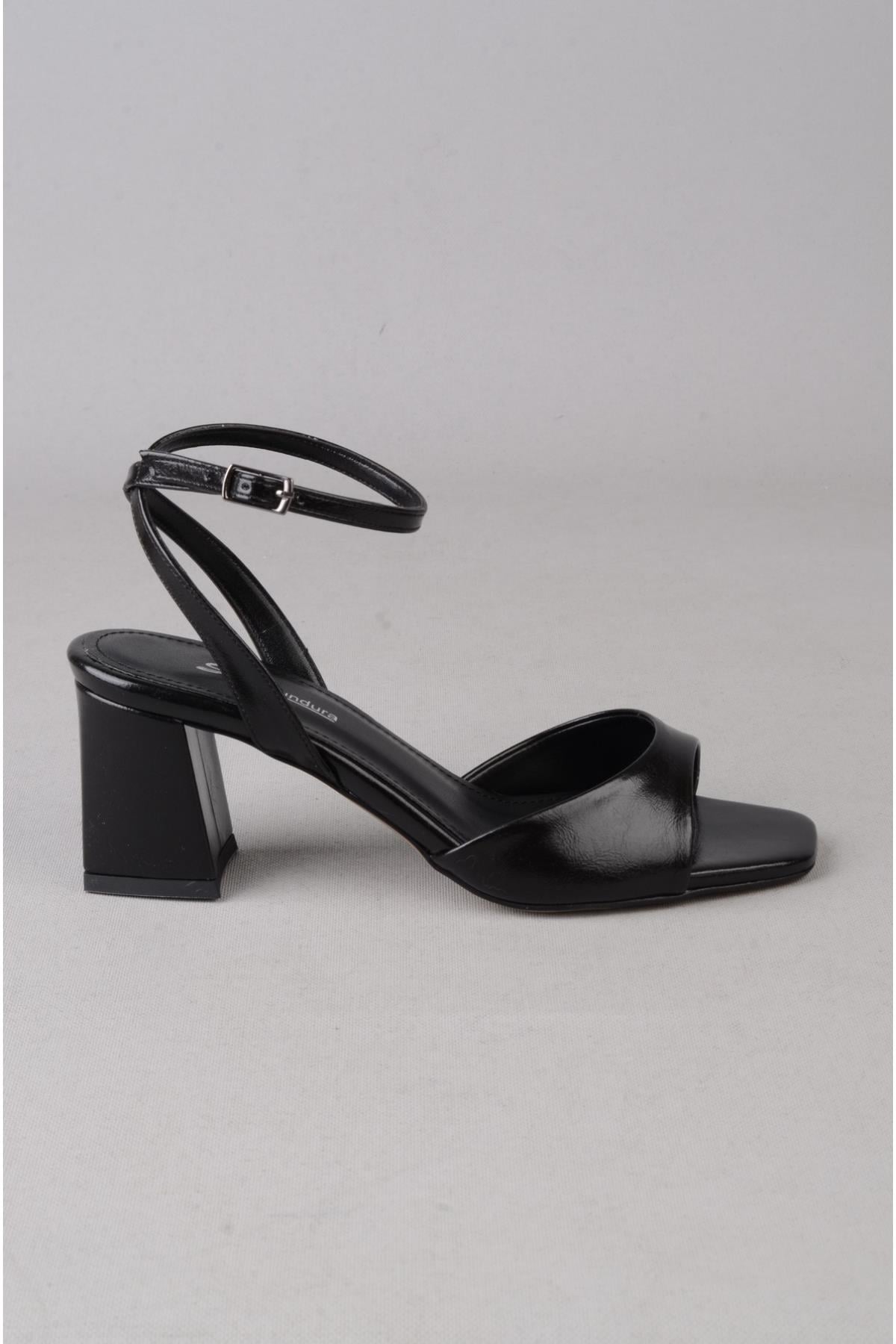 SEÇ Y195 TOPUKLU KADIN AYAKKABI (Topuk:7,5 cm) SİYAH