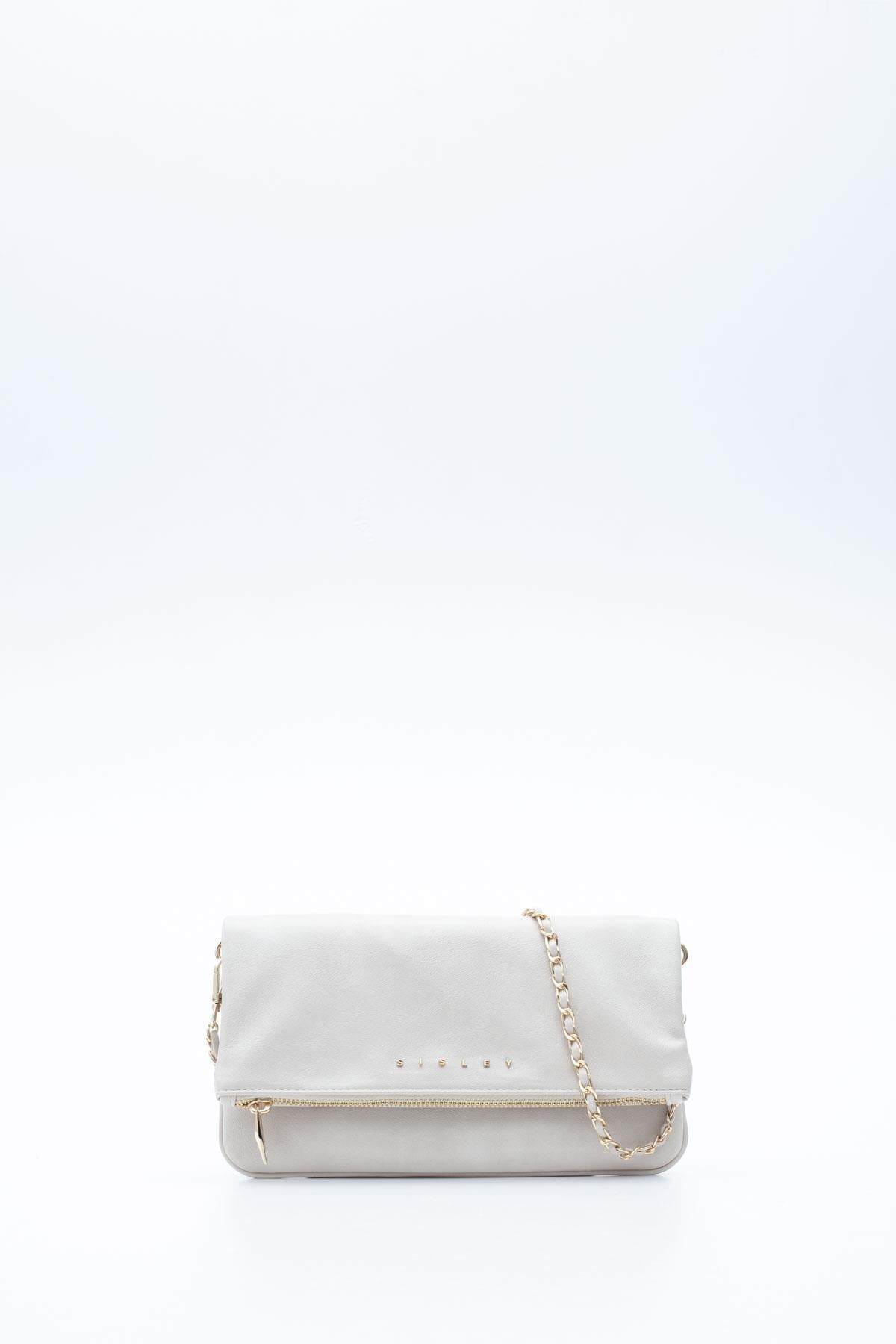 Sisley Clutch Çanta SLY427 BEYAZ