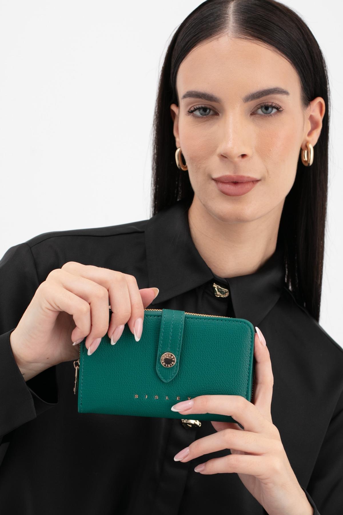 Sisley Kadın Cüzdan SLY254 ZÜMRÜT