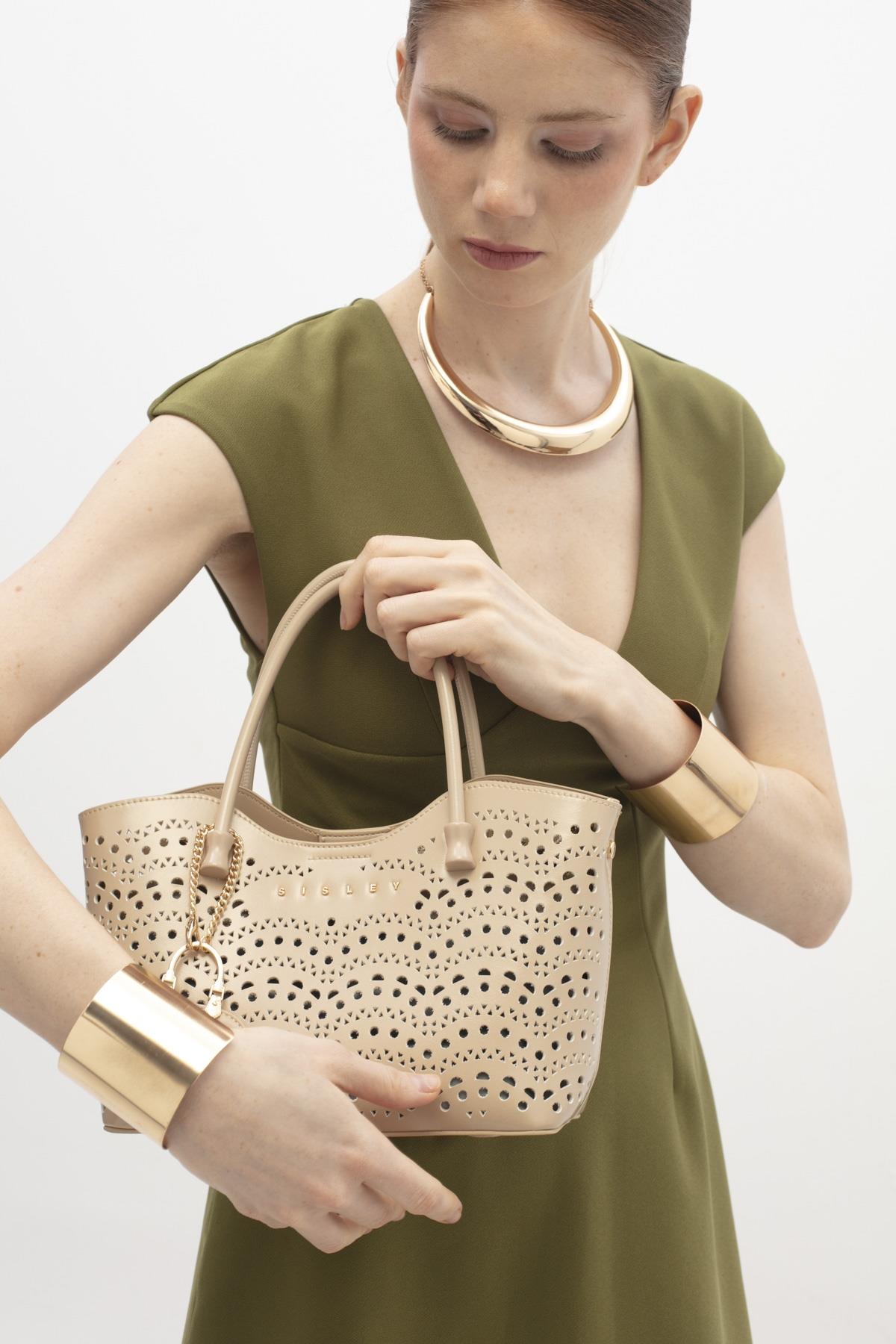 Sisley Kol Çantası SLY389 BEJ