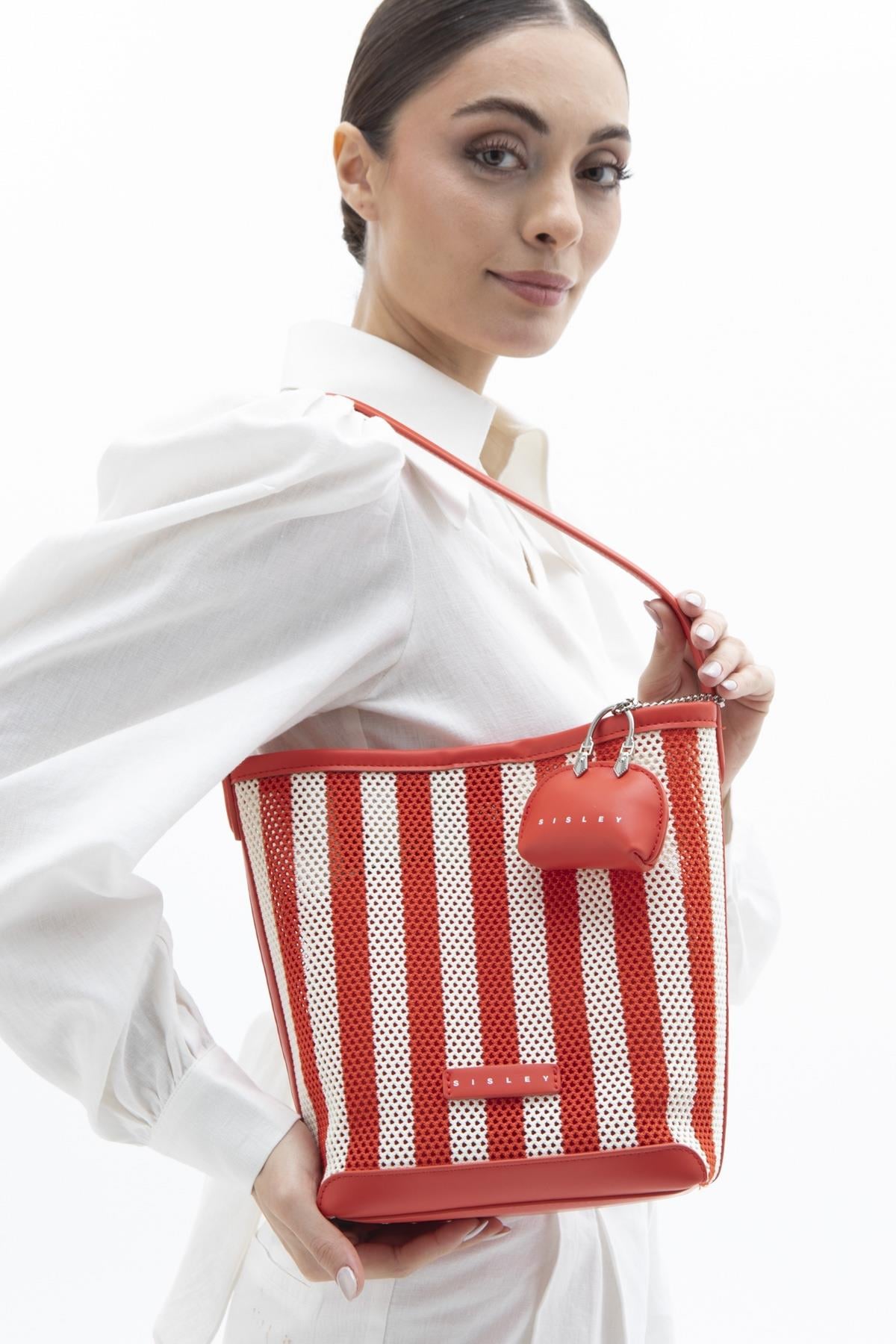 Sisley SLY225 Omuz Çantası KIRMIZI