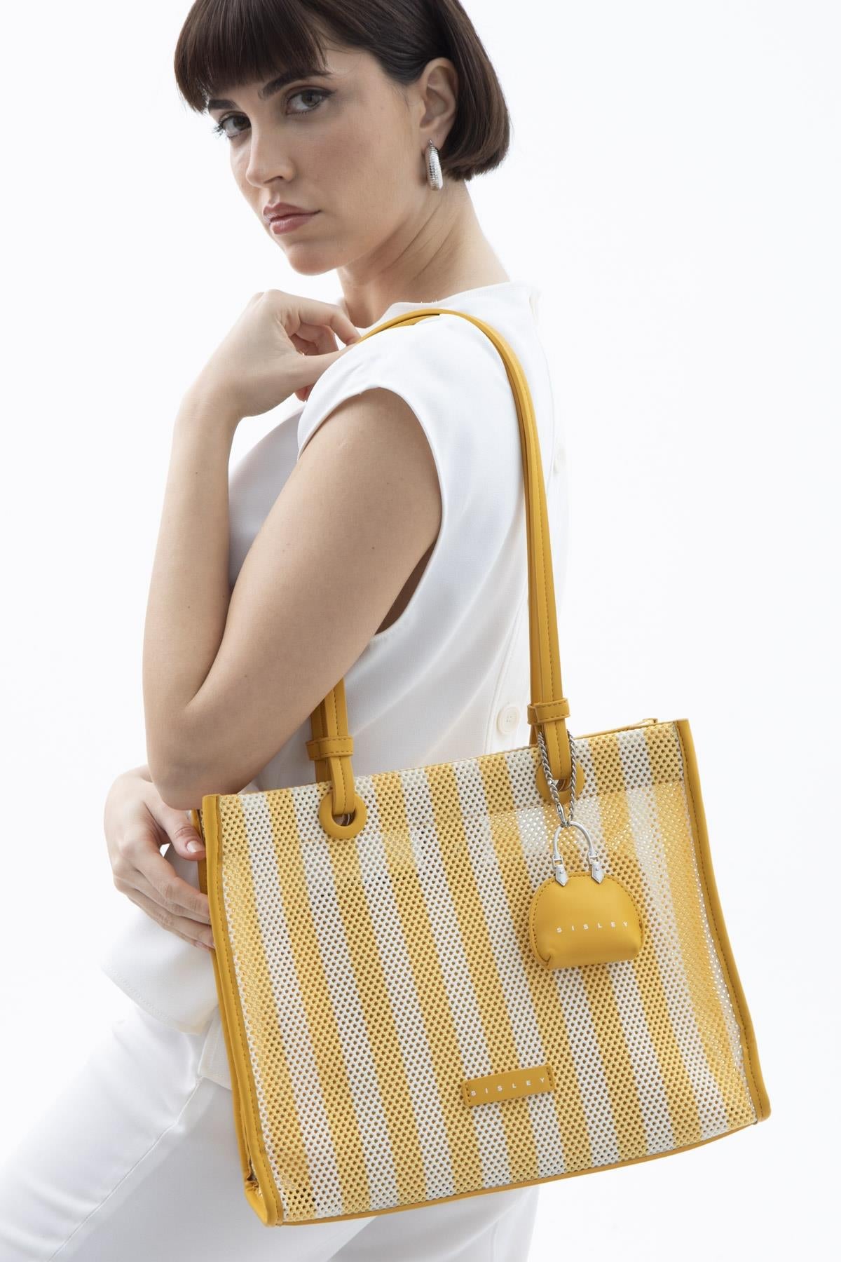 Sisley SLY226 Kol Çantası SARI
