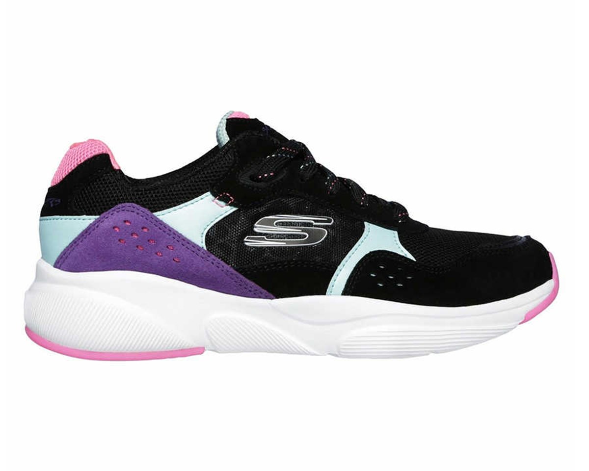 Skechers 13020 Bkmt Meridian-No Worries Spor Ayakkabi Siyah