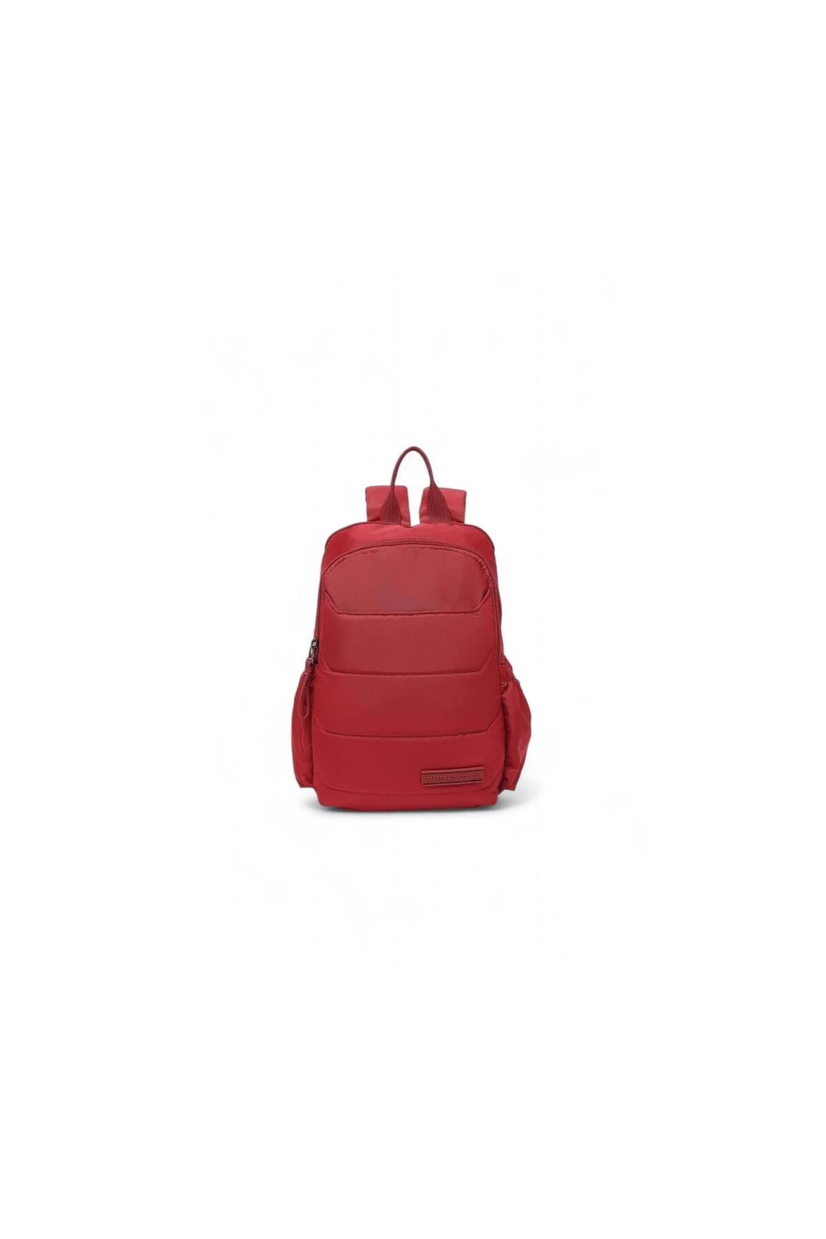 SMART BAGS 8731 İTHAL KUMAŞ SIRT ÇANTASI KIRMIZI