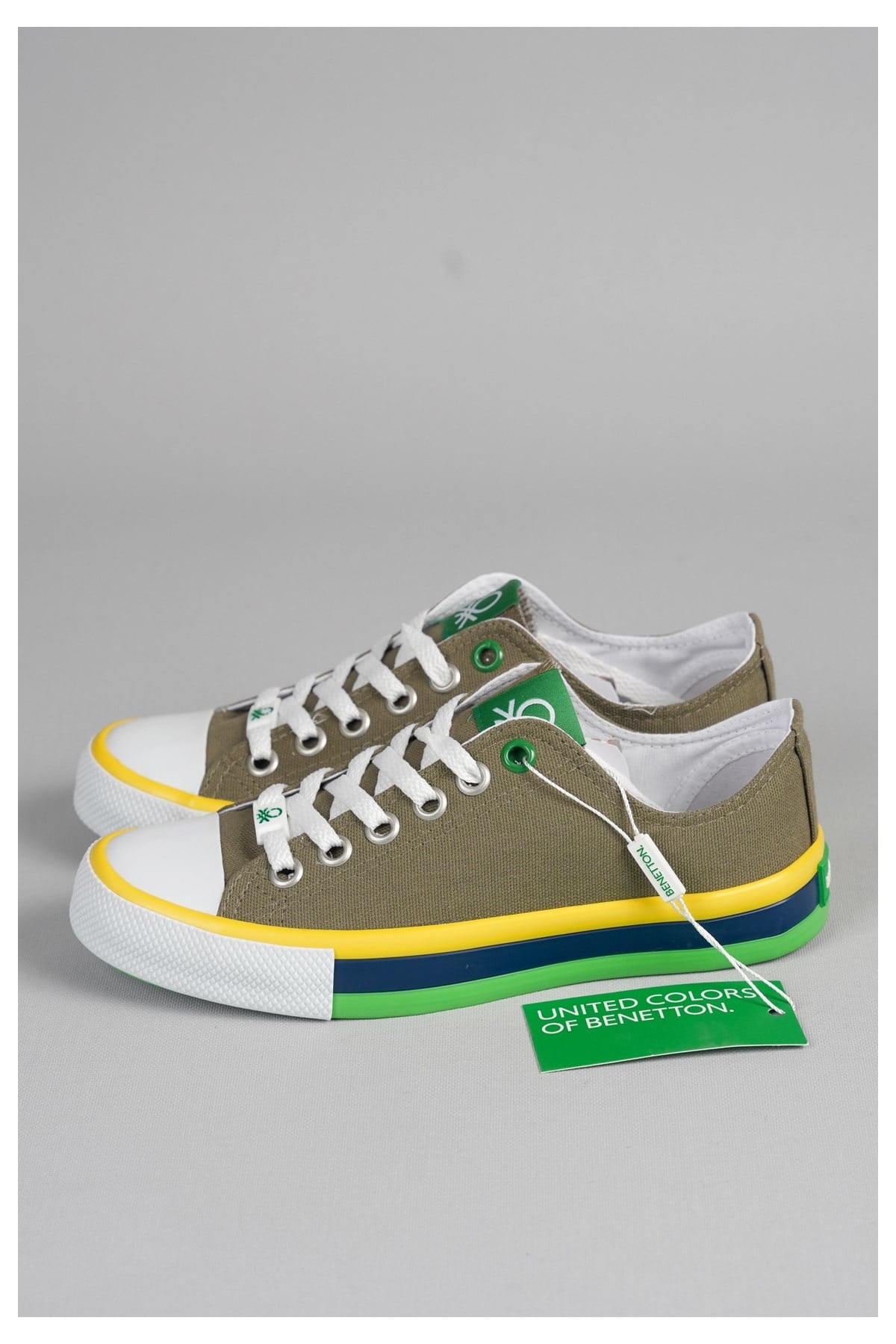 United Colors Of Benetton Bn30176  Convers Model Keten Ayakkabi Haki