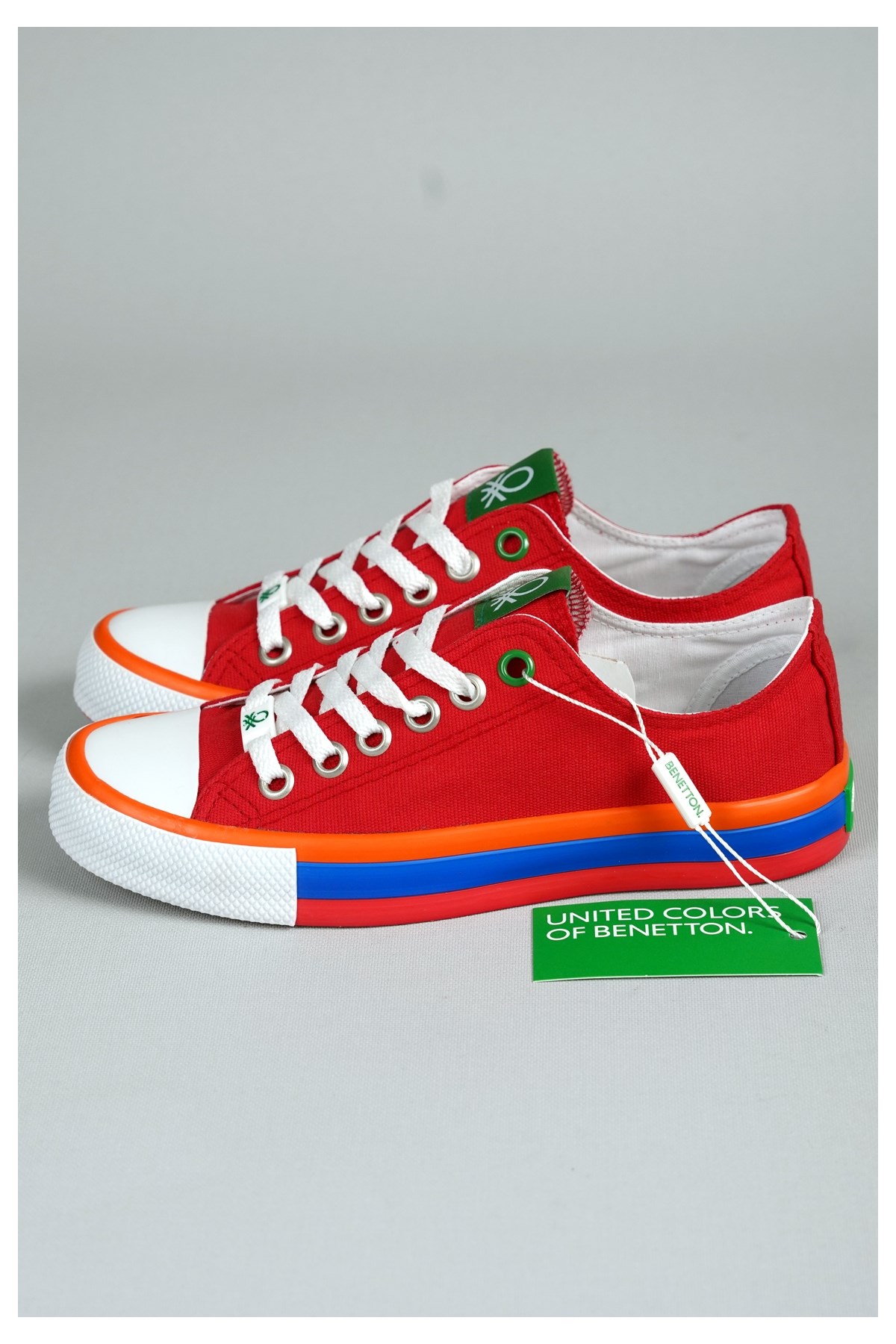 United Colors Of Benetton Bn30176  Convers Model Keten Ayakkabi Kirmizi