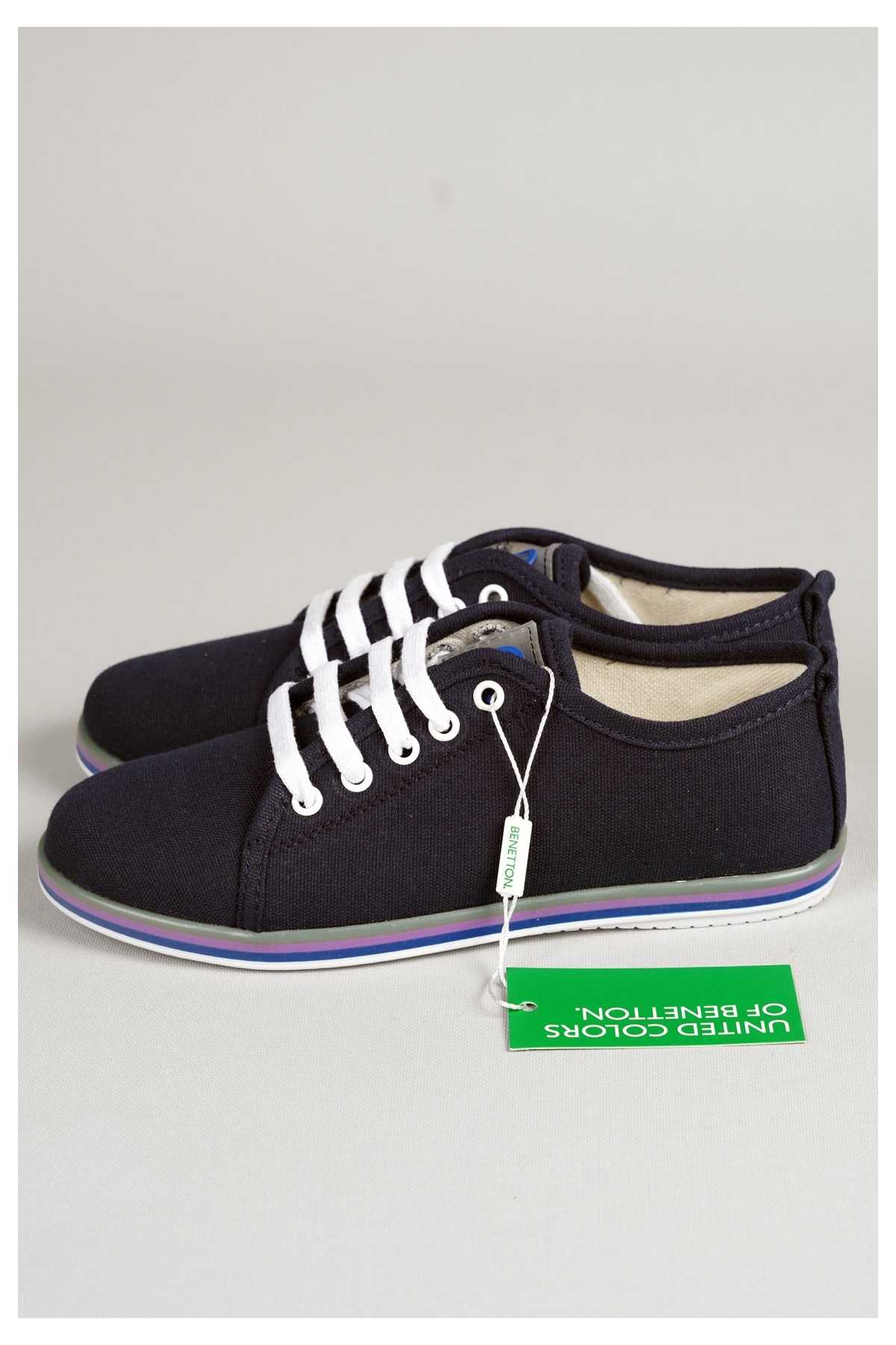 United Colors Of Benetton Bn30225  Keten  Spor Ayakkabi Lacivert