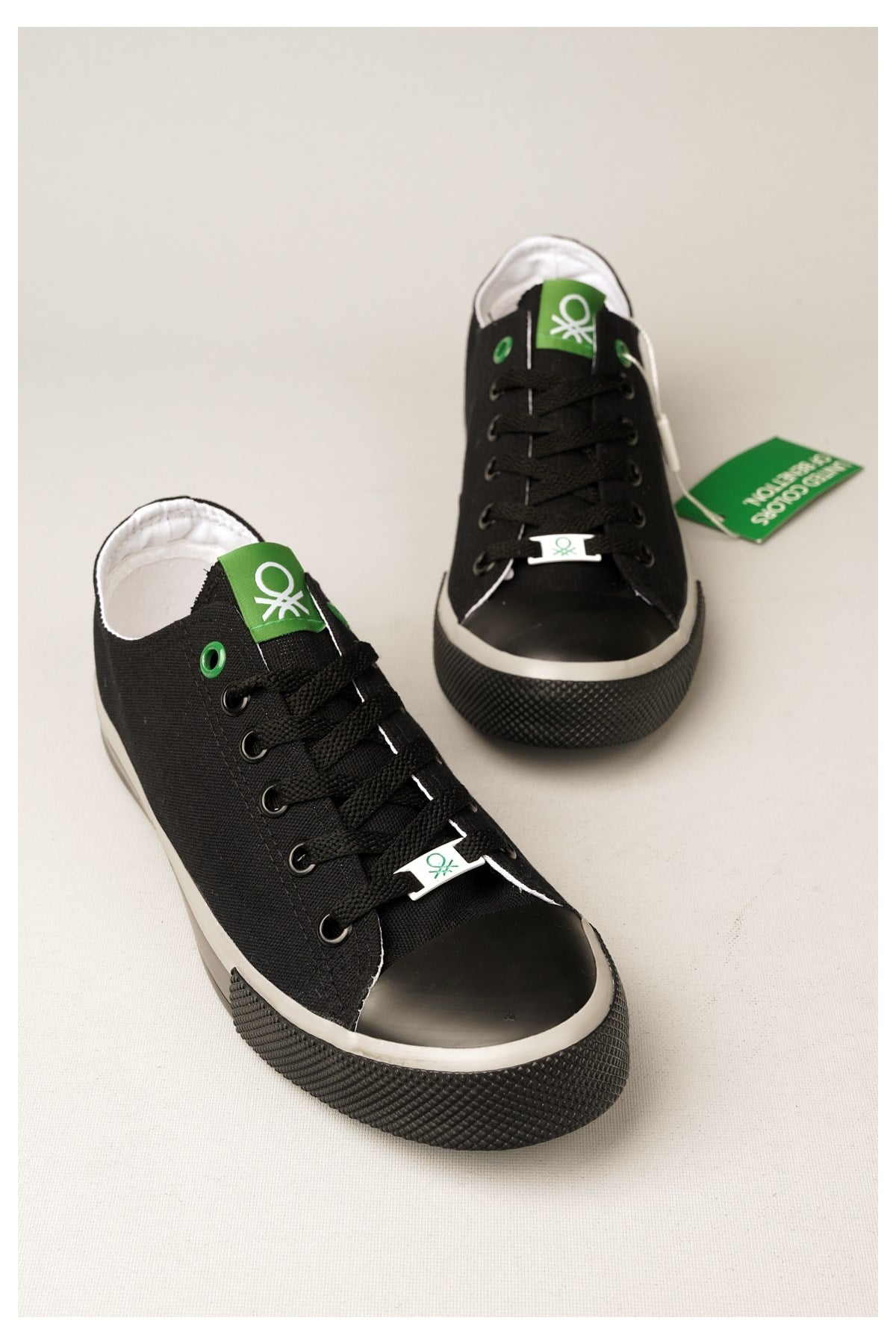 United Colors Of Benetton Bn30553 Convers Model Keten Ayakkabi Siyah