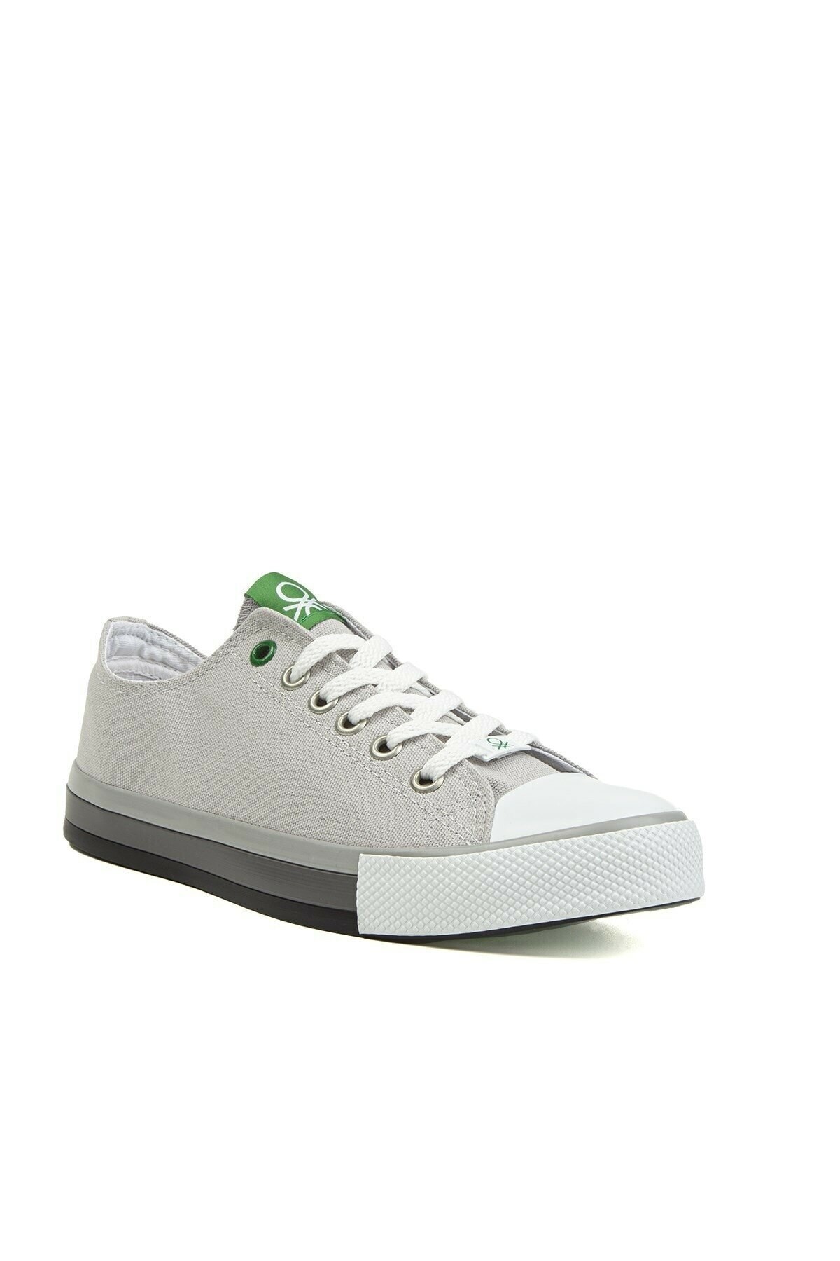 United Colors Of Benetton Bn30553 Convers Model Keten Ayakkabi A.gri-Siyah