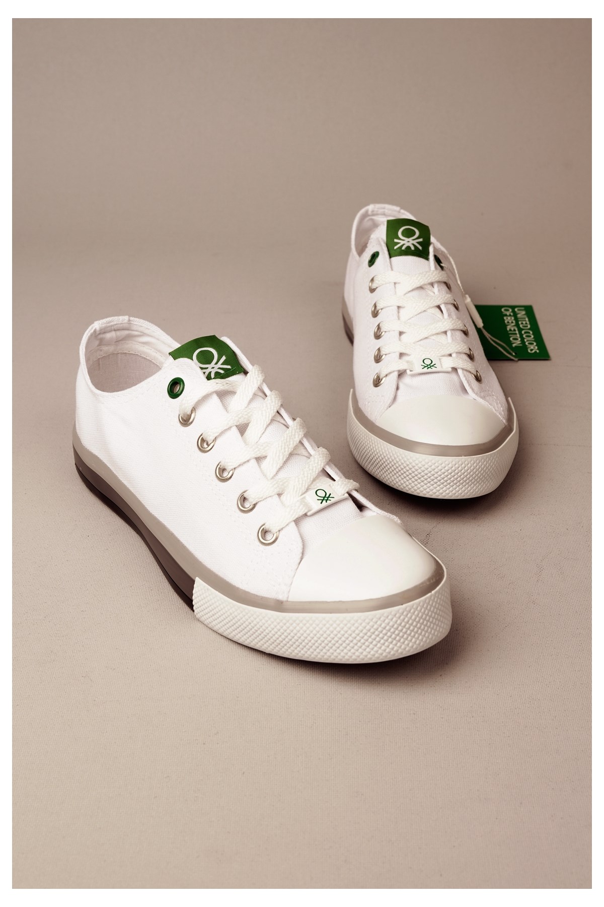 United Colors Of Benetton Bn30553 Convers Model Keten Ayakkabi Beyaz