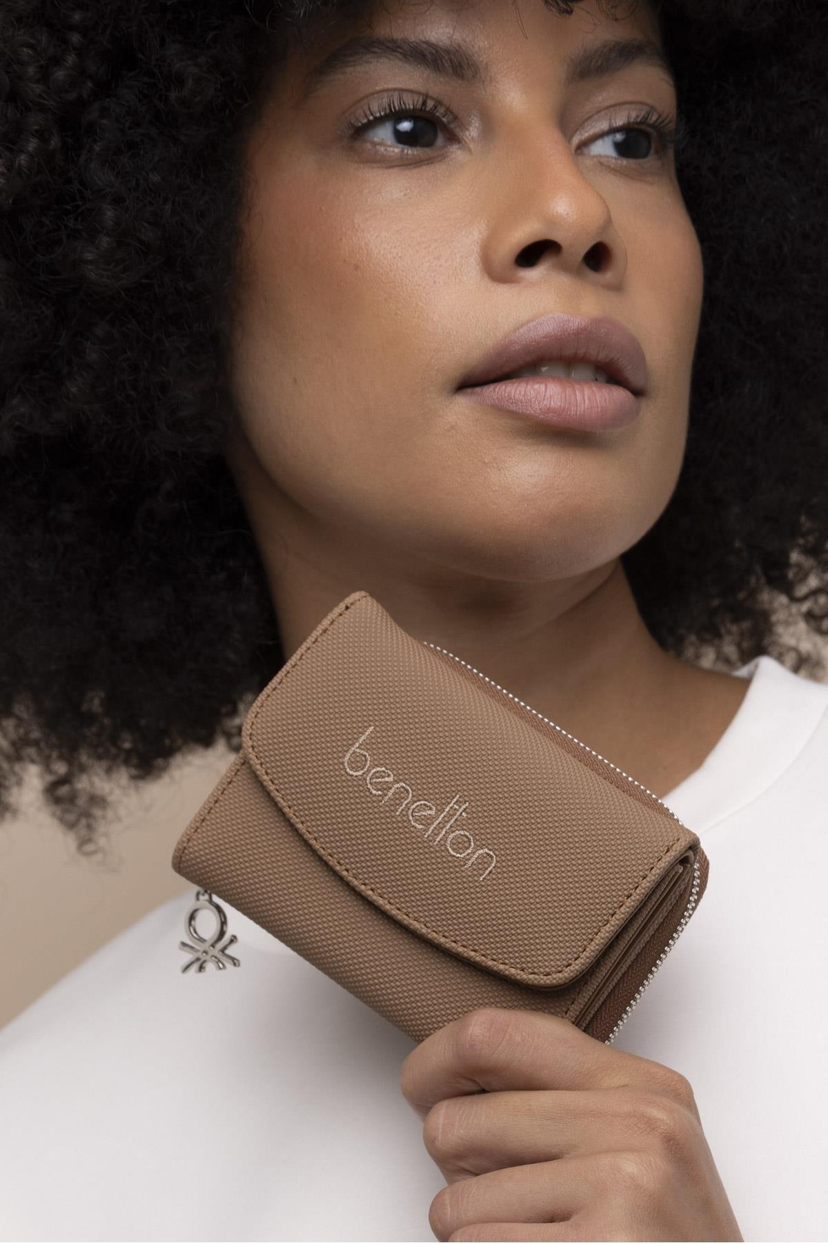 United Colors of Benetton BNT1428 Cüzdan CAMEL