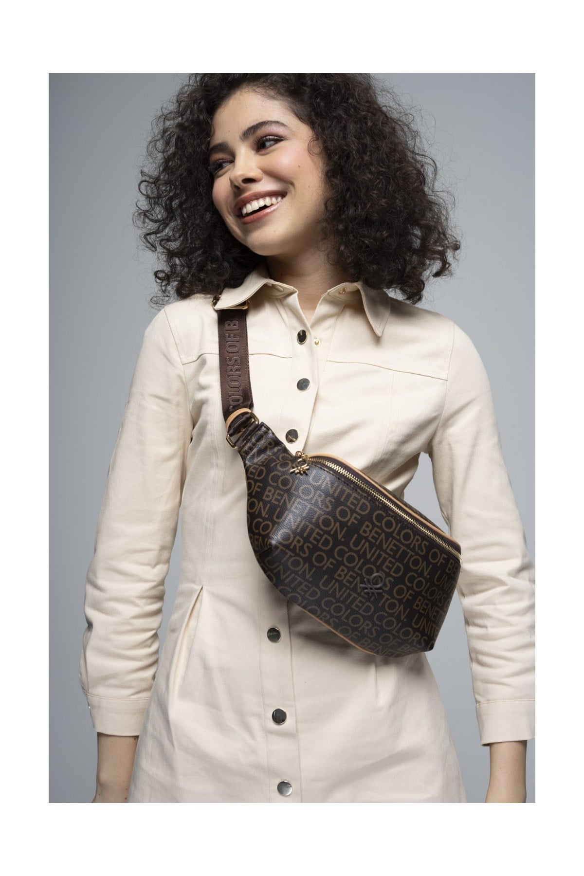 United Colors Of Benetton Bnt750 Body Bag Kahve-A.camel