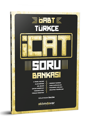ÖABT Türkçe Öğretmenliği İcat Soru Bankası Aklımdavar Yayıncılık