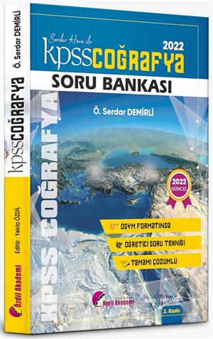 Özdil Akademi Yayınları 2022 KPSS Coğrafya Çözümlü Soru Bankası 