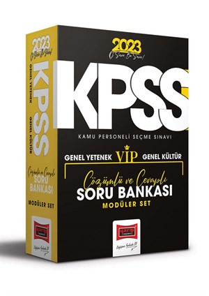 Yargı Yayınları 2023 KPSS GY-GK Tüm Dersler Tamamı Çözümlü Modüler Soru Bankası Seti