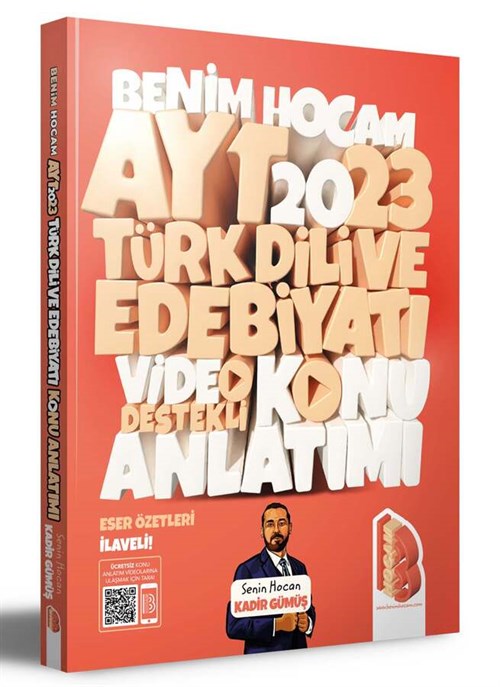 Benim Hocam Yayınları 2023 AYT Türk Dili ve Edebiyatı Video Destekli Konu Anlatımı