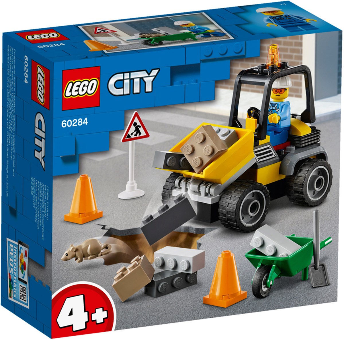 LEGO City 60284 Roadwork Truck | hobidehobi.com