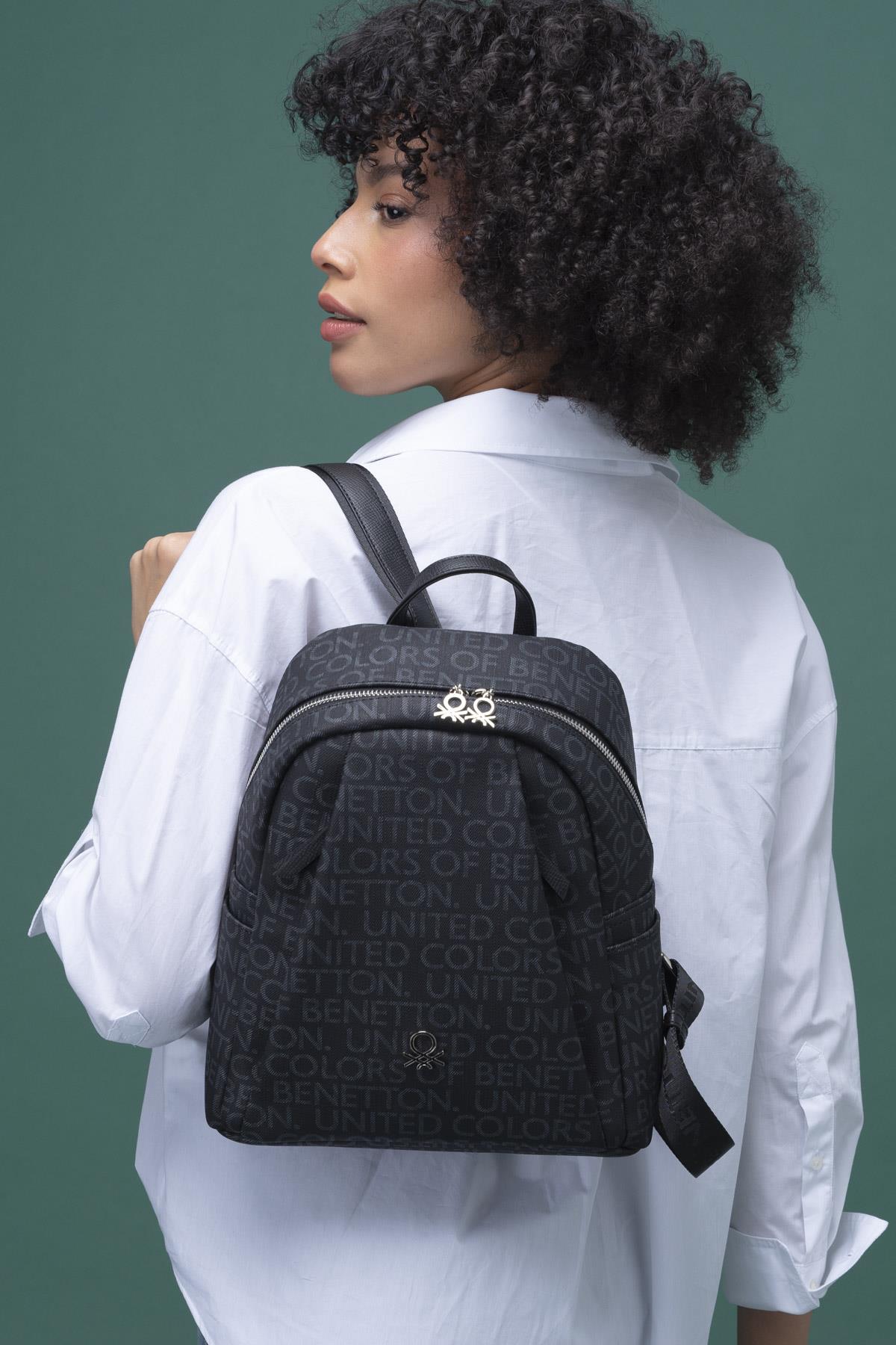 BENETTON KADIN SIRT ÇANTASI BNT1281 SİYAH