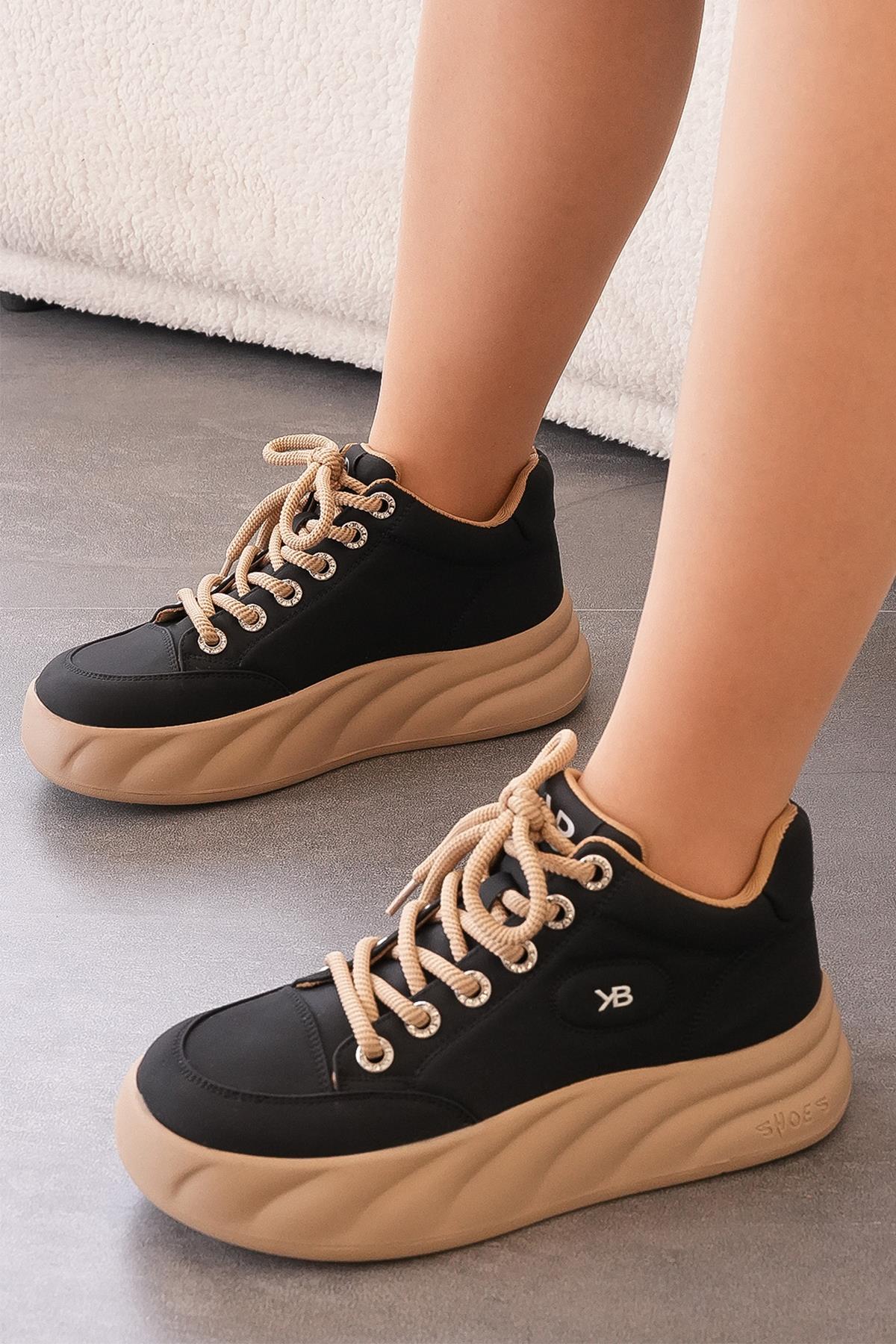 ANNETTE ORİJİNAL KRİSTE BELL İTHAL KADIN SPOR BOT SİYAH