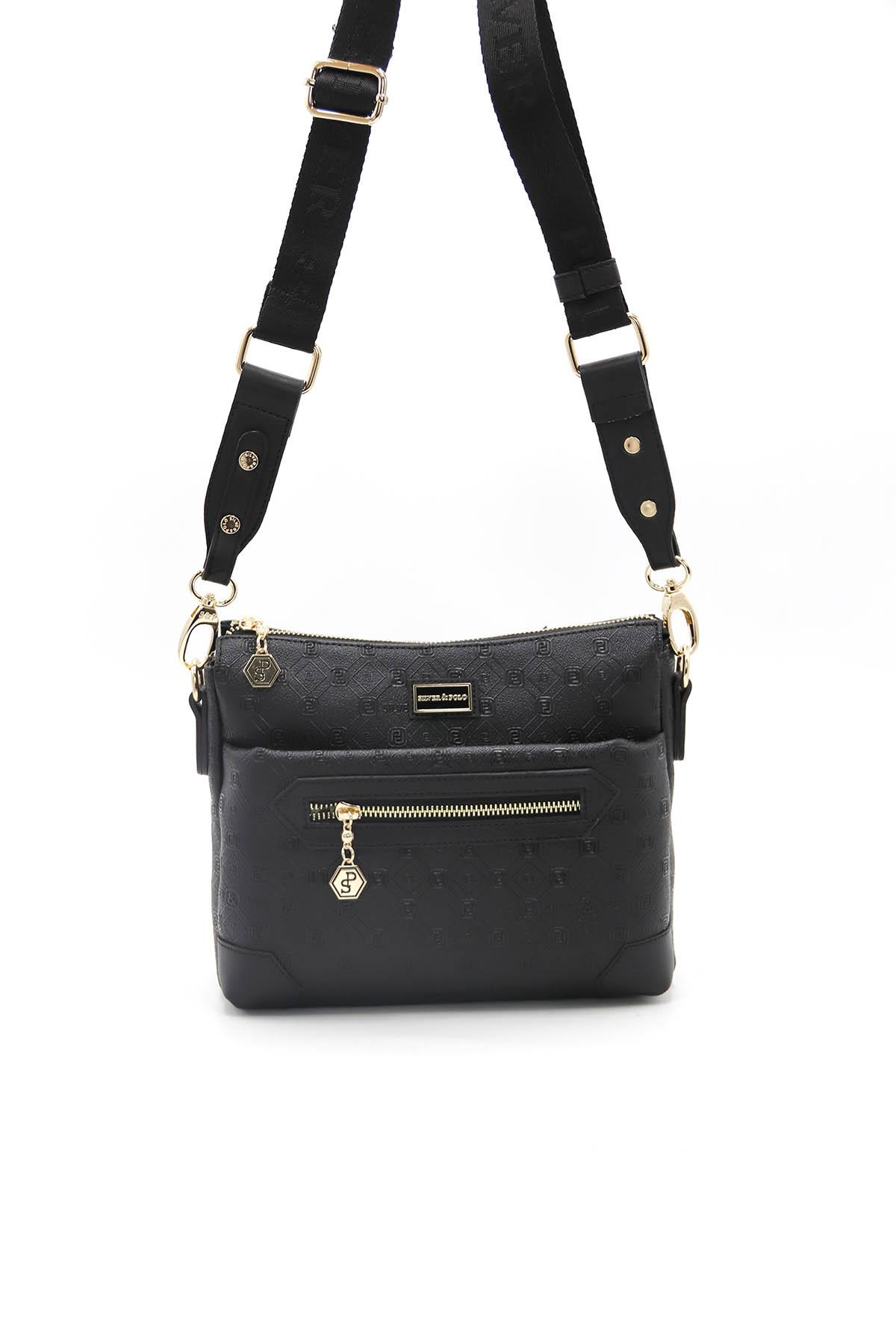 SİLVER POLO KADIN ÇAPRAZ ÇANTA 1110 M46 43080 SİYAH MAT SİYAH