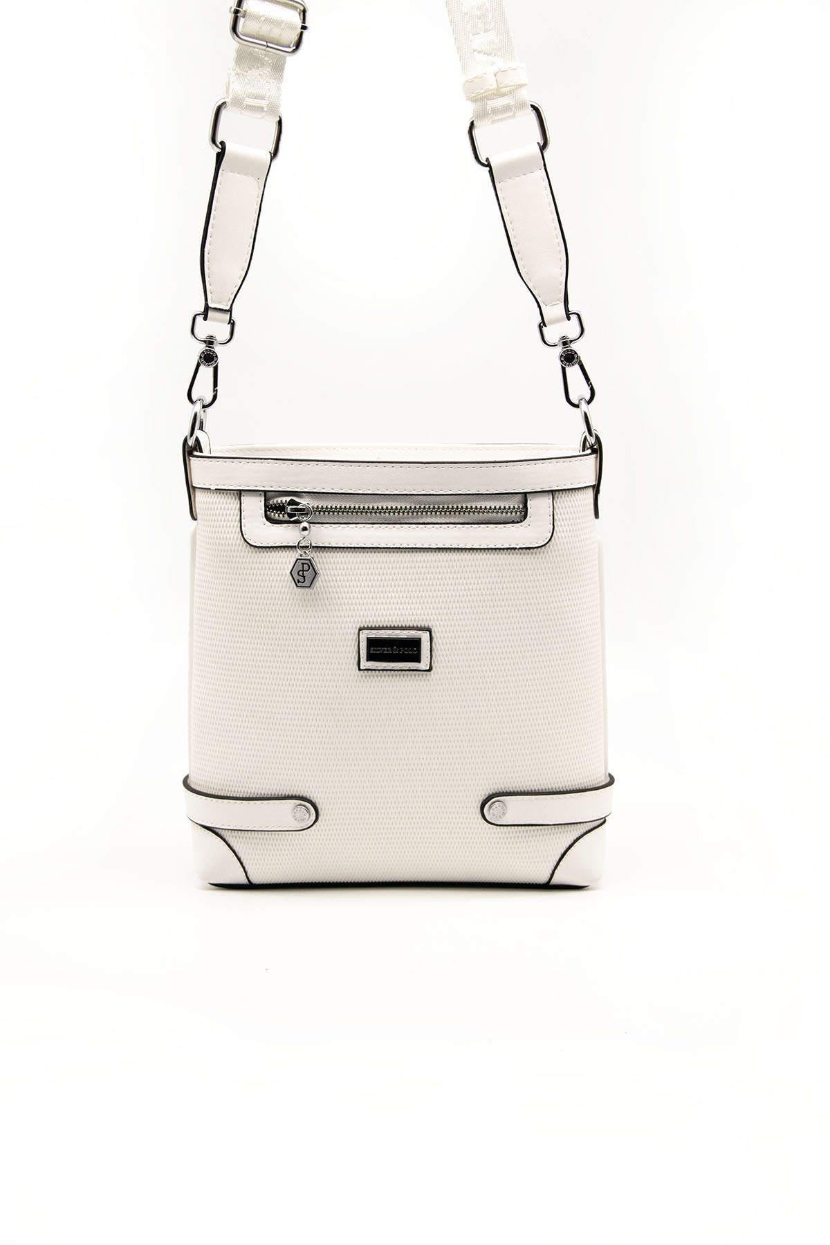 SİLVER POLO KADIN ÇAPRAZ ÇANTA 1120 M86 44915 BEYAZ MAT BEYAZ