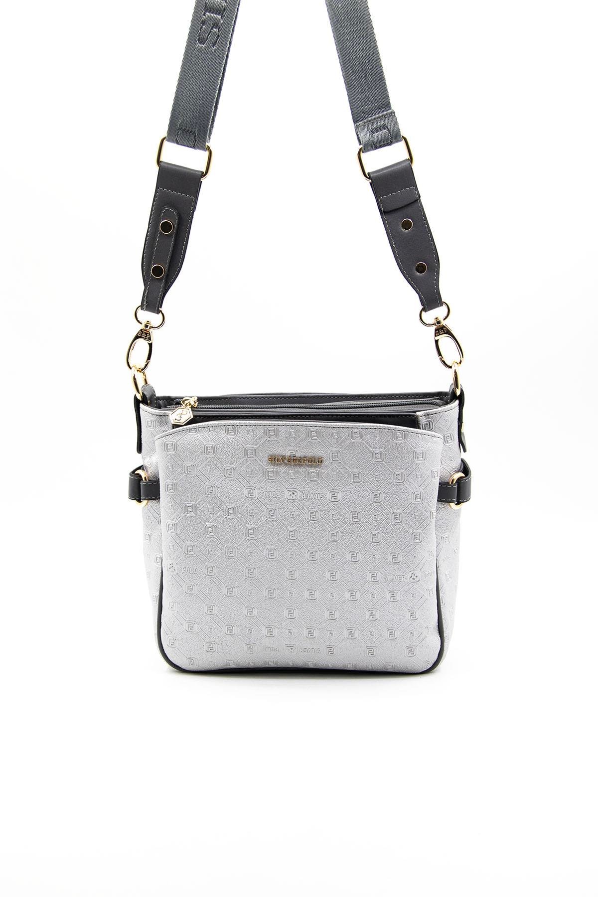 SİLVER POLO KADIN ÇAPRAZ ÇANTA 884 M46 44416 A.GÜMÜŞ MAT ANTRASİT