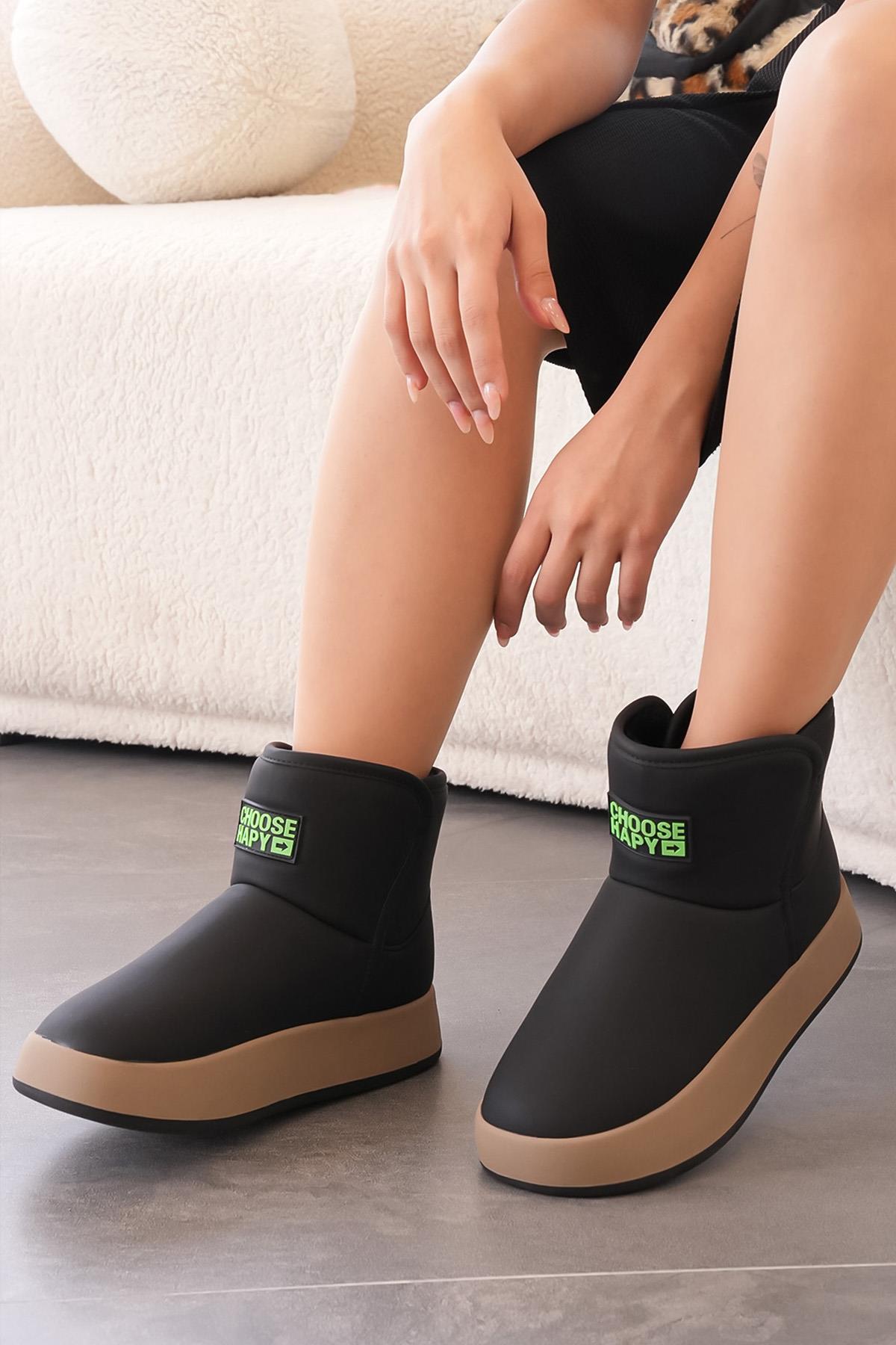 DONA ORİJİNAL KRİSTE BELL İTHAL KADIN BOT SİYAH