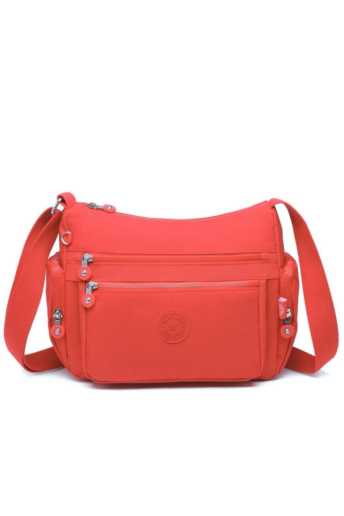 SMARTBAGS KRİNKIL KUMAŞ KADIN ÇAPRAZ ÇANTA 1115 NARÇİÇEĞİ