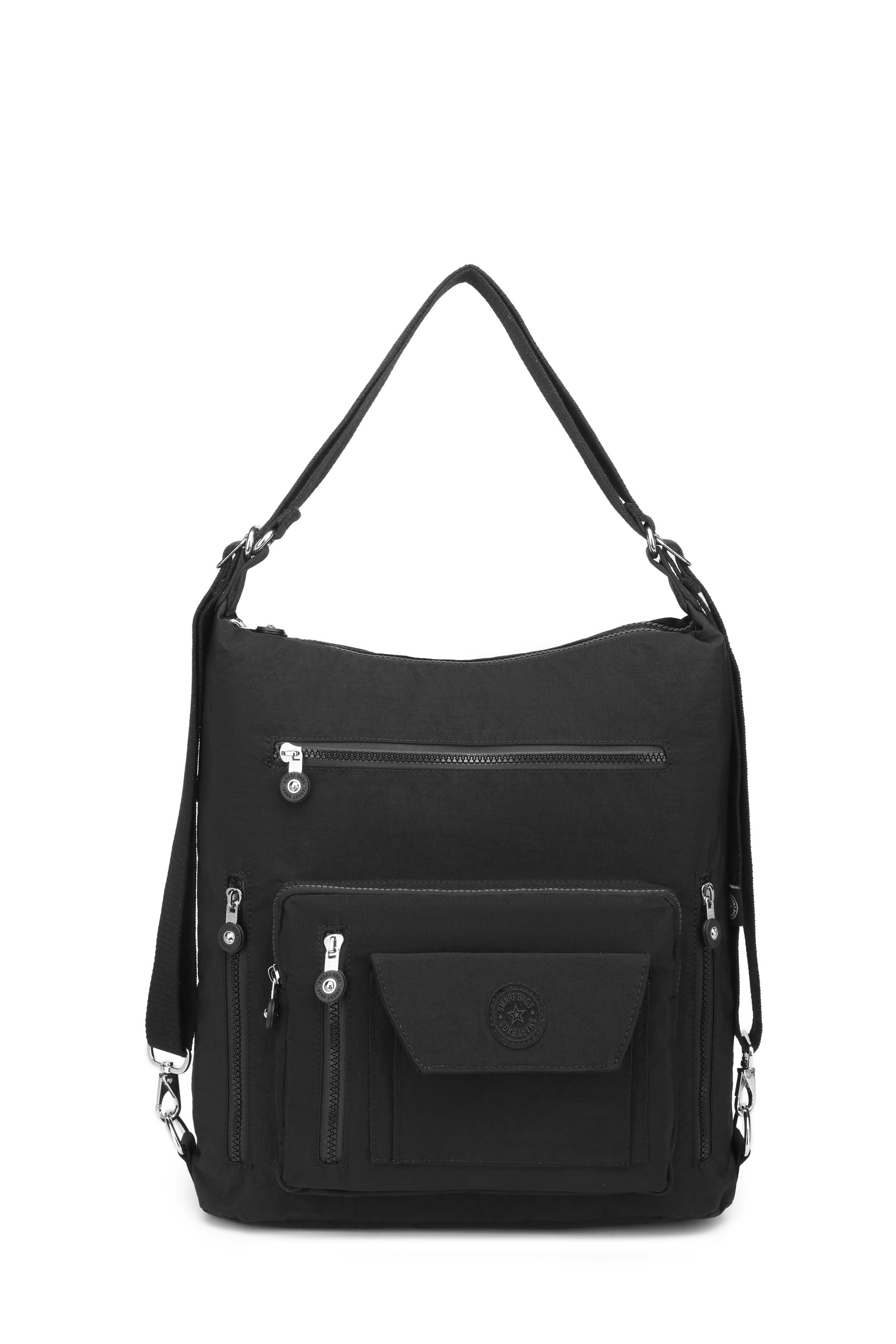 SMARTBAGS KADIN OMUZ VE SIRT ÇANTASI 2022-1205 SİYAH