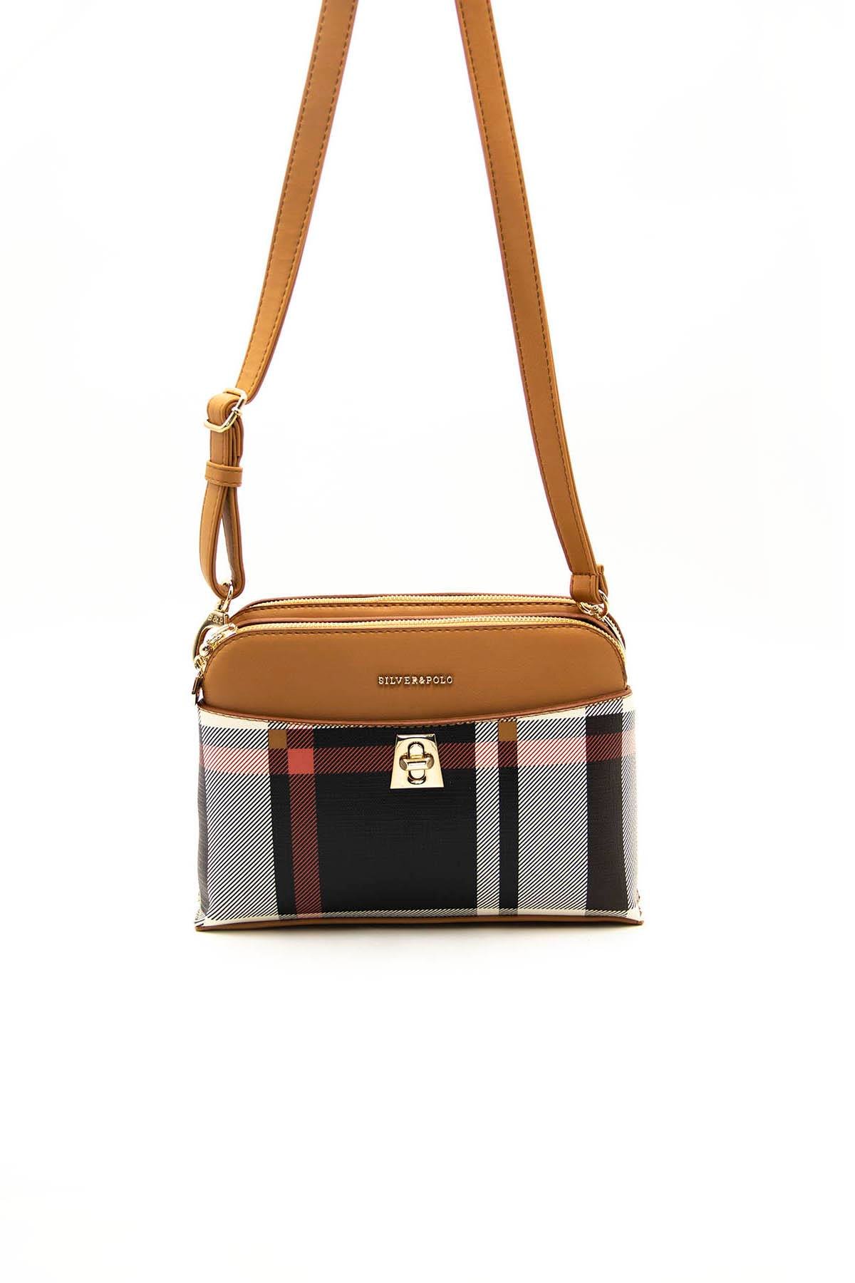 SİLVER POLO KADIN ÇAPRAZ ÇANTA 623 M6 43546 SİYAH MAT A.TABA