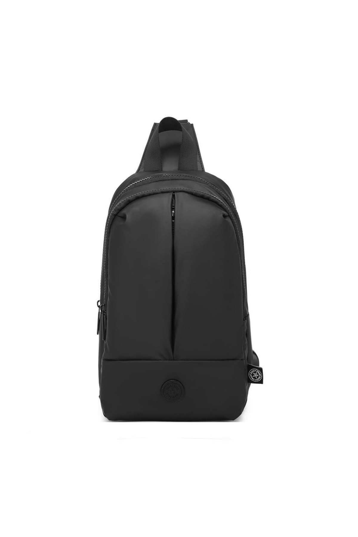 SMARTBAGS GUMİ KUMAŞ UNİSEX VÜCUT ÇANTASI 2022-8655 SİYAH
