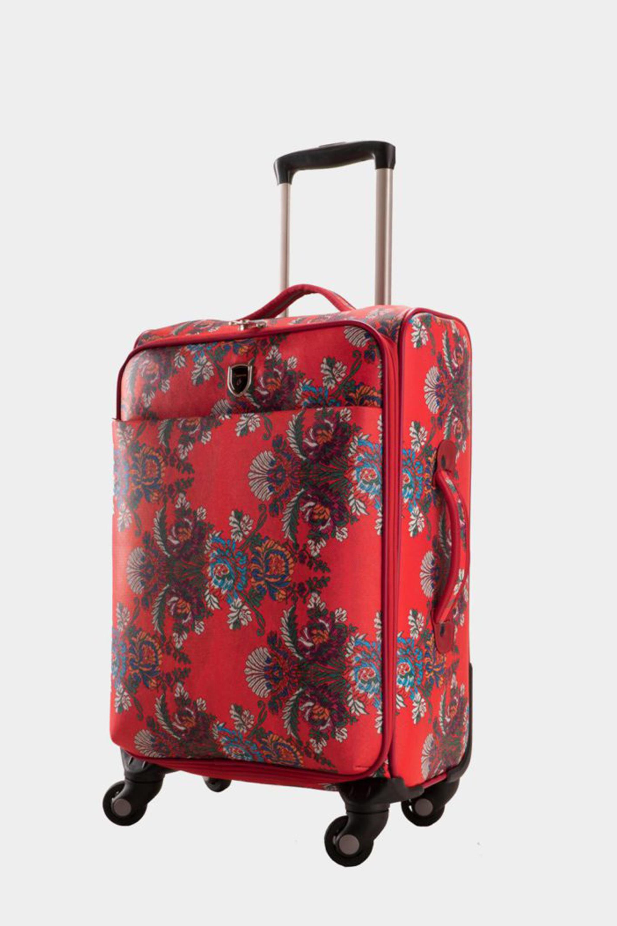 CANTAŞ ORTA BOY SEYAHAT ÇANTASI 135-013 ÇİÇEK DESEN