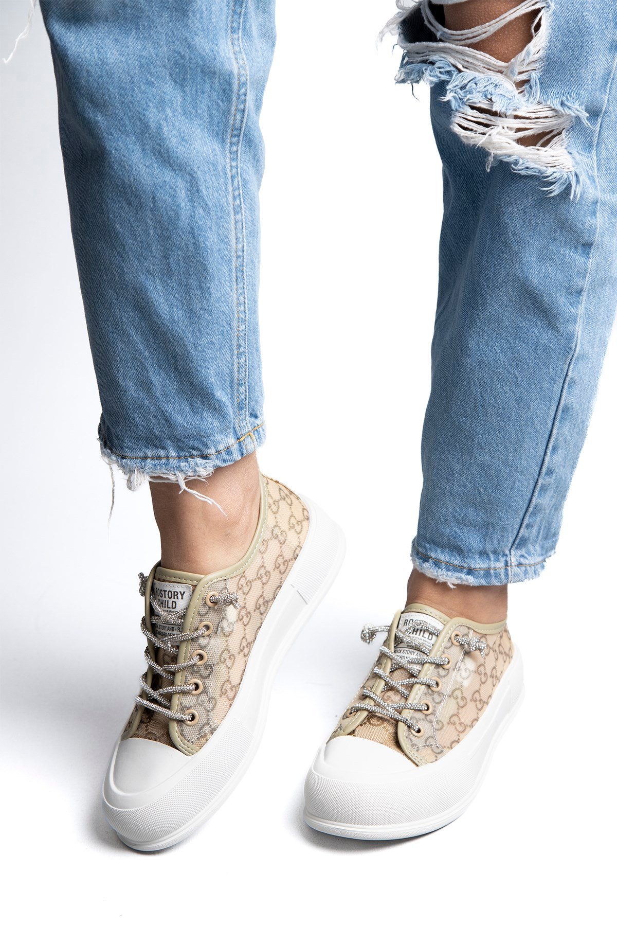 GUJA KADIN SPOR AYAKKABI 23Y384 BEJ